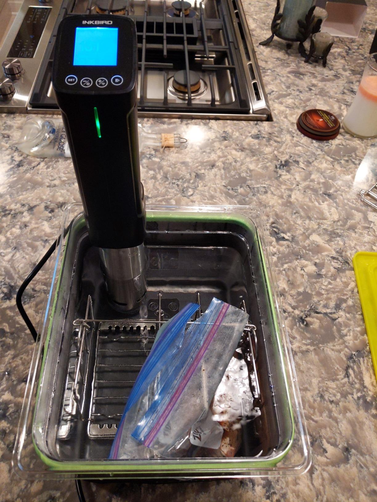 NKBIRD WIFI Sous Vide Cooker ISV-100W, 1000 Watts Fast-Heating W/Free APP,Sous Vide Machine Immersion Circulator w/ 14 Free Preset Recipes, Thermal Immersion w/Smart Timer, Calibration Function customer photo 1