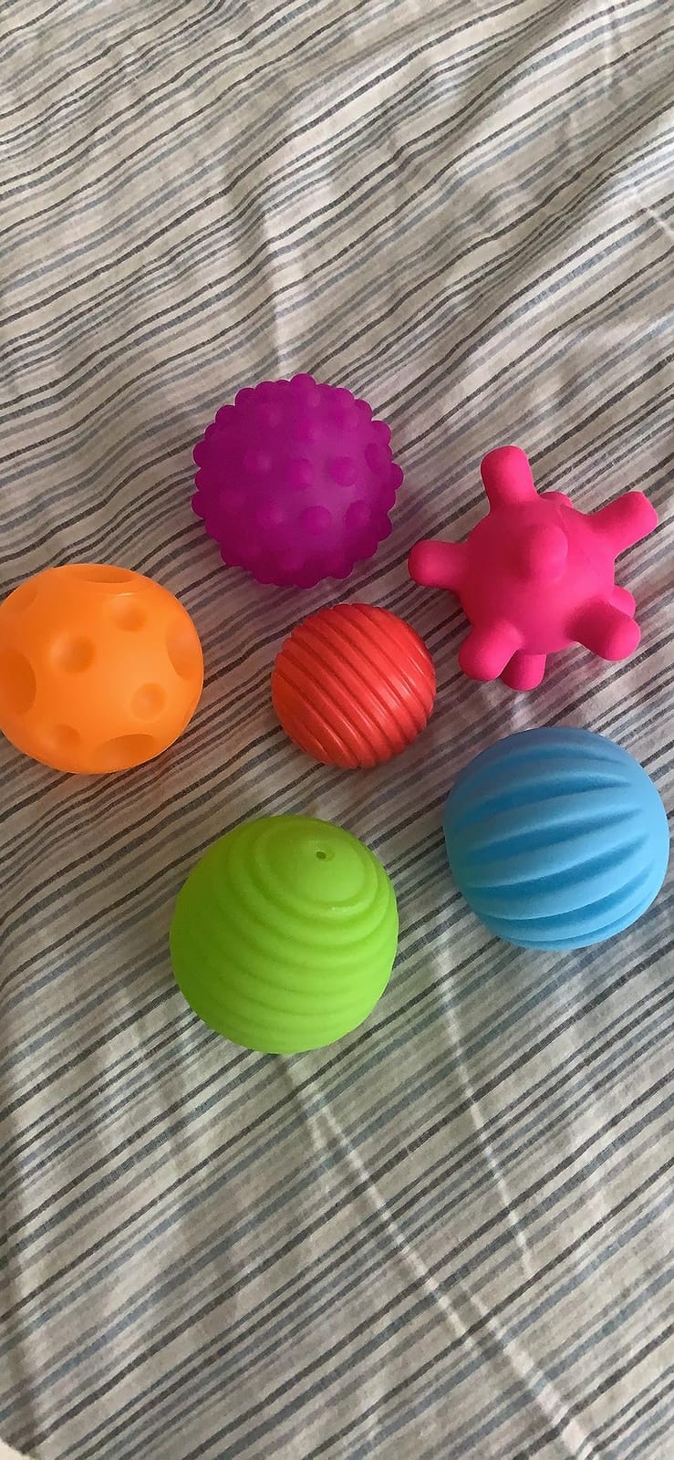 Sensory Balls for Baby Sensory Baby Toys 6 to 12 Months for Toddlers 1-3, Bright Color Textured Multi Soft Ball Gift Sets, Montessori Toys for Babies 6-12 Months Infant toys (6 Pack) customer photo 2