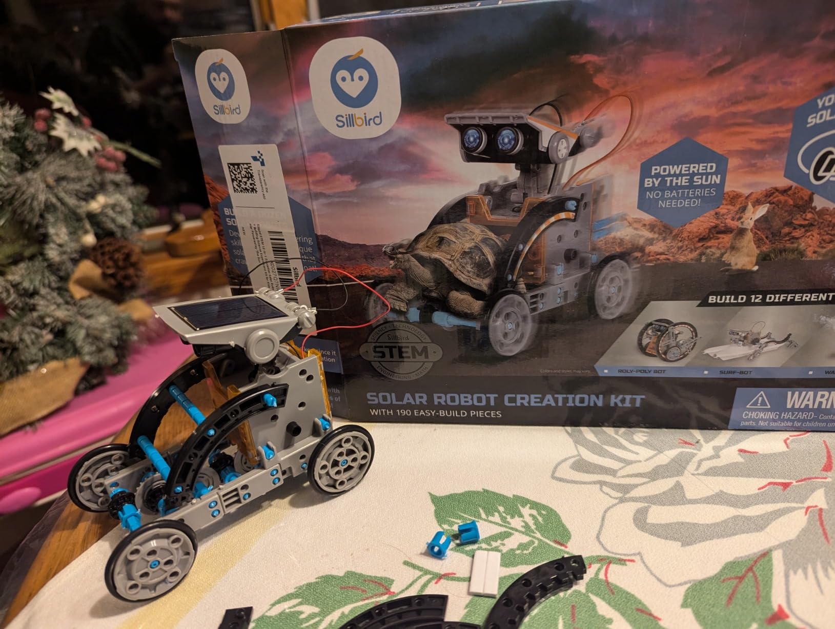 Sillbird 12-in-1 Solar Robot Building Kit STEM Gift for Boys Ages 8-13 customer photo 1