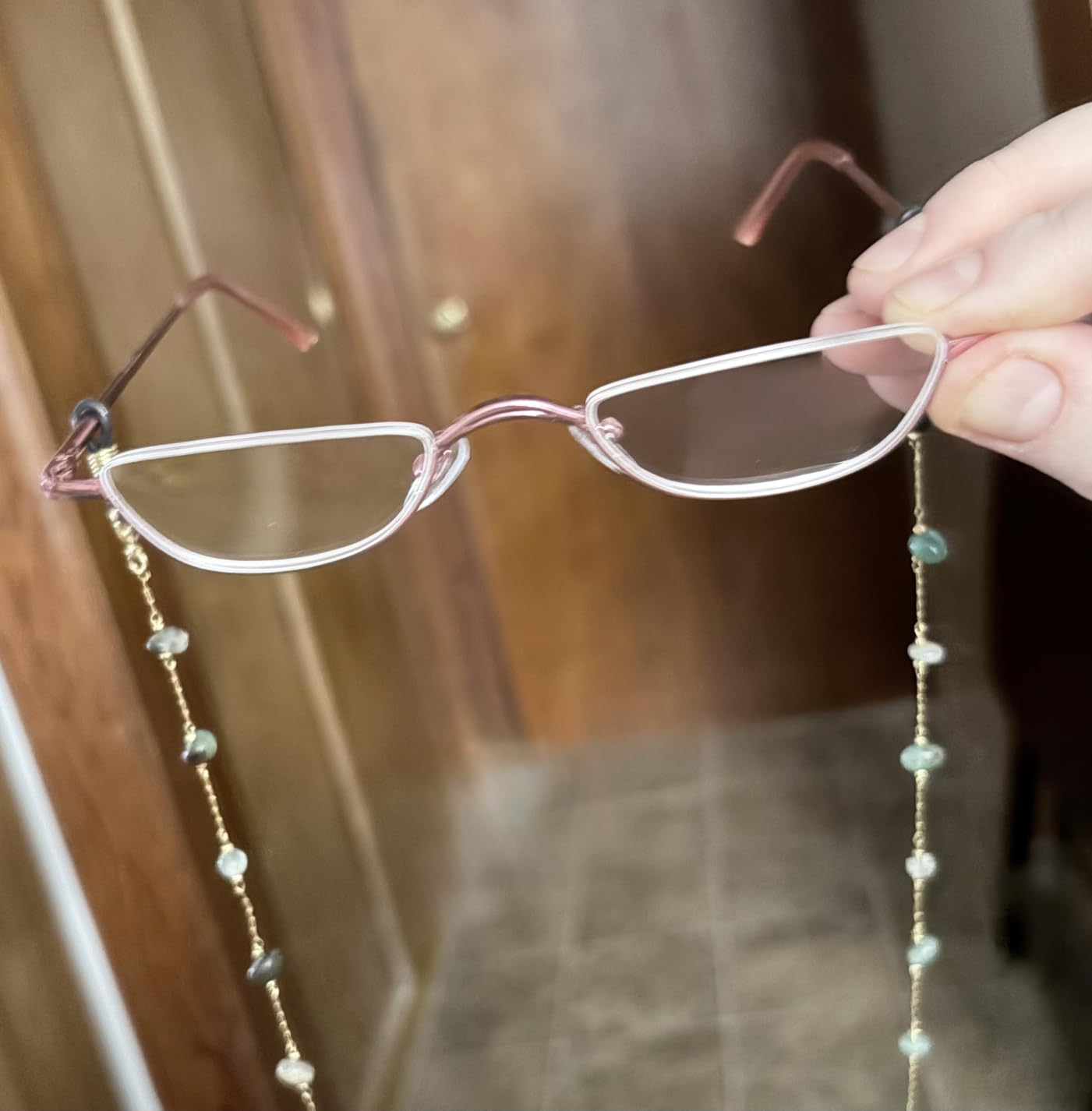 Half Reading Glasses 2 Pairs Metal Frame 2.50 customer photo 1