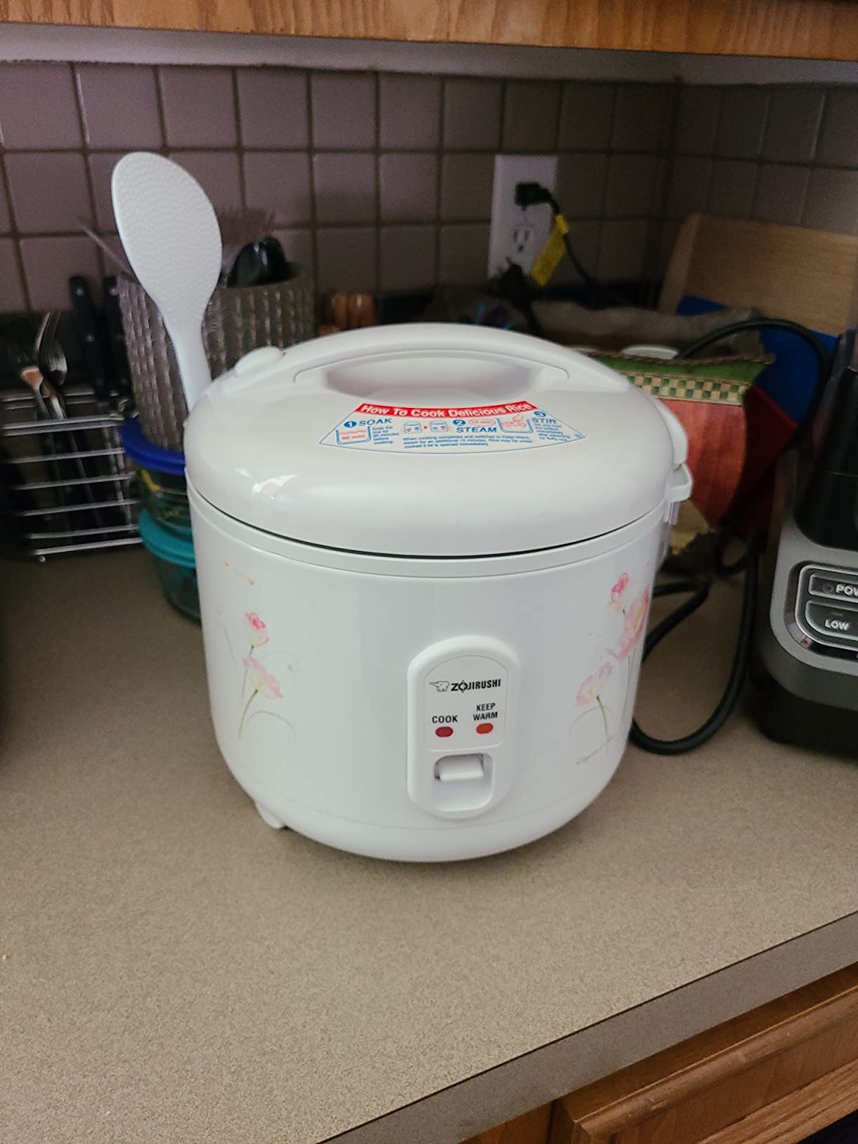 Zojirushi NS-RPC18FJ Rice Cooker and Warmer, 1.8-Liter, Tulip customer photo 2