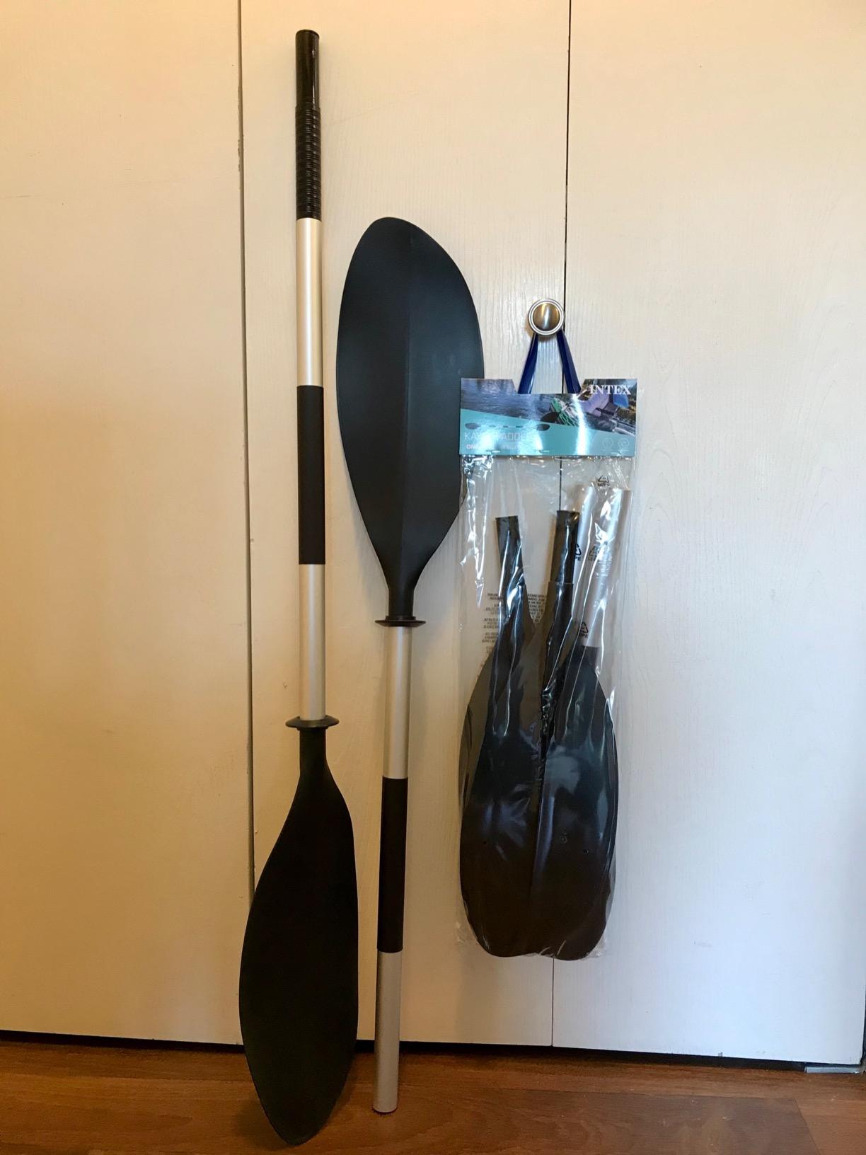 INTEX 86in Aluminum Kayak Paddle with 3 Adjustable Feather Positions customer photo 1