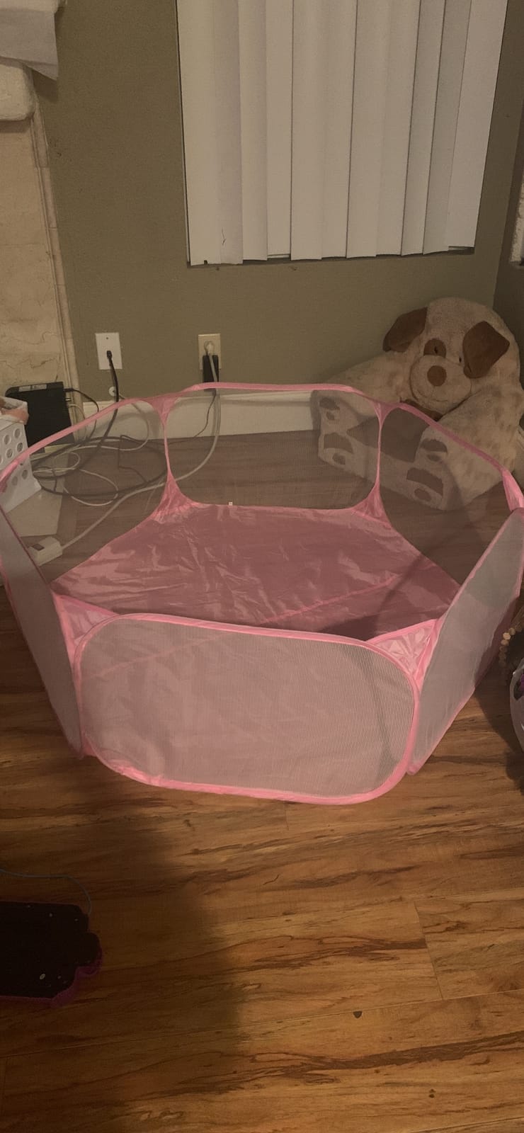 Rypet Guinea Pig Playpen Pop-Up, Outdoor Yard Fence for Small Pets,Pink customer photo 1