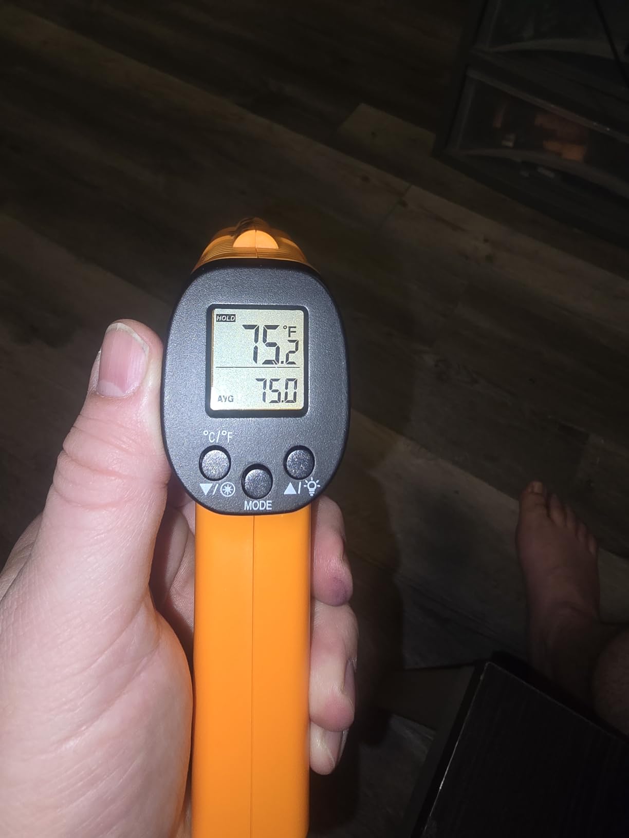 TempPro TempScan Infrared Thermometer Gun for Pizza Oven Griddle HVAC customer photo 2