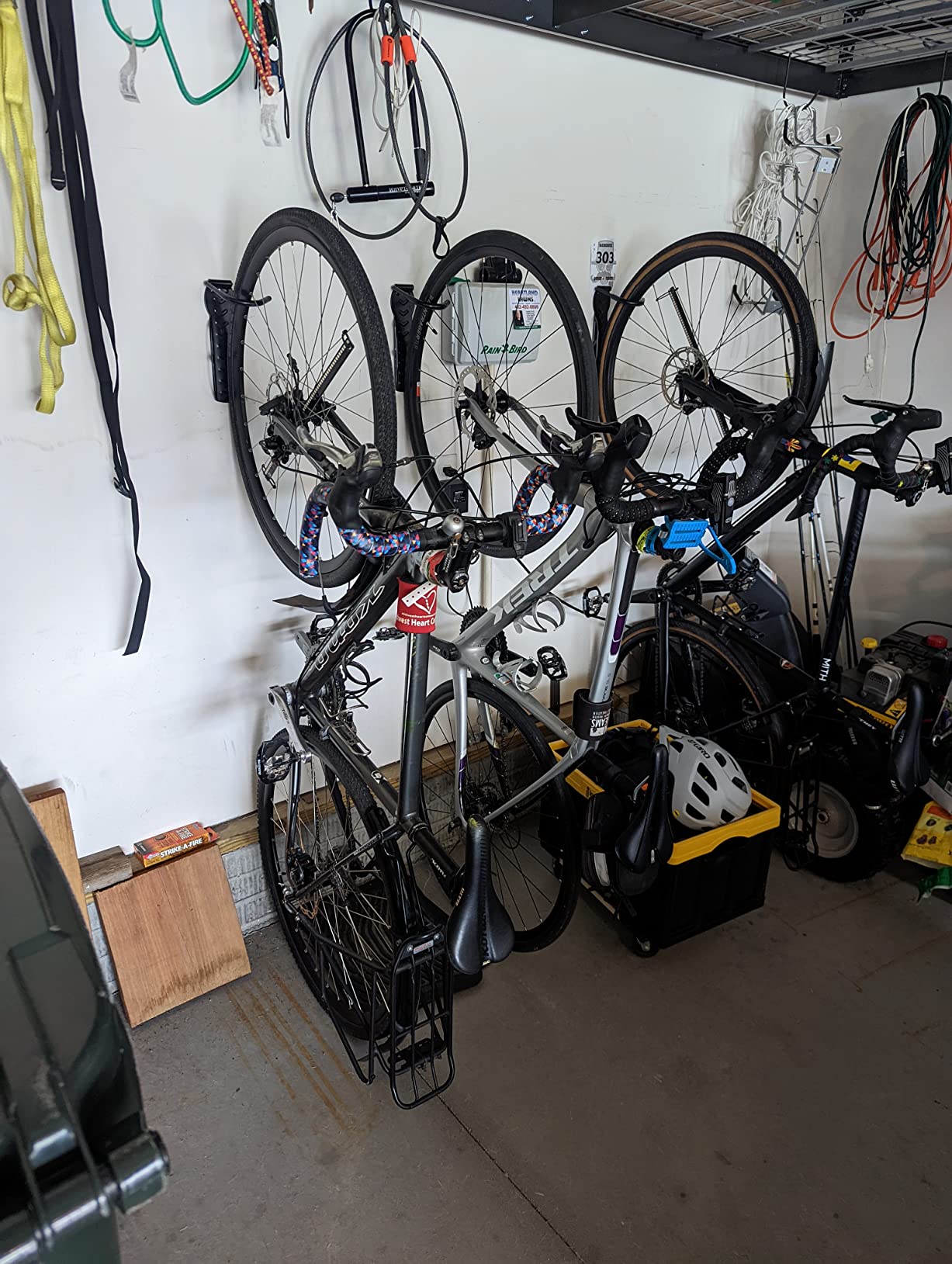 Wallmaster Bike Storage Rack for Garage, Wall Mount Bicycles Hanger customer photo 1