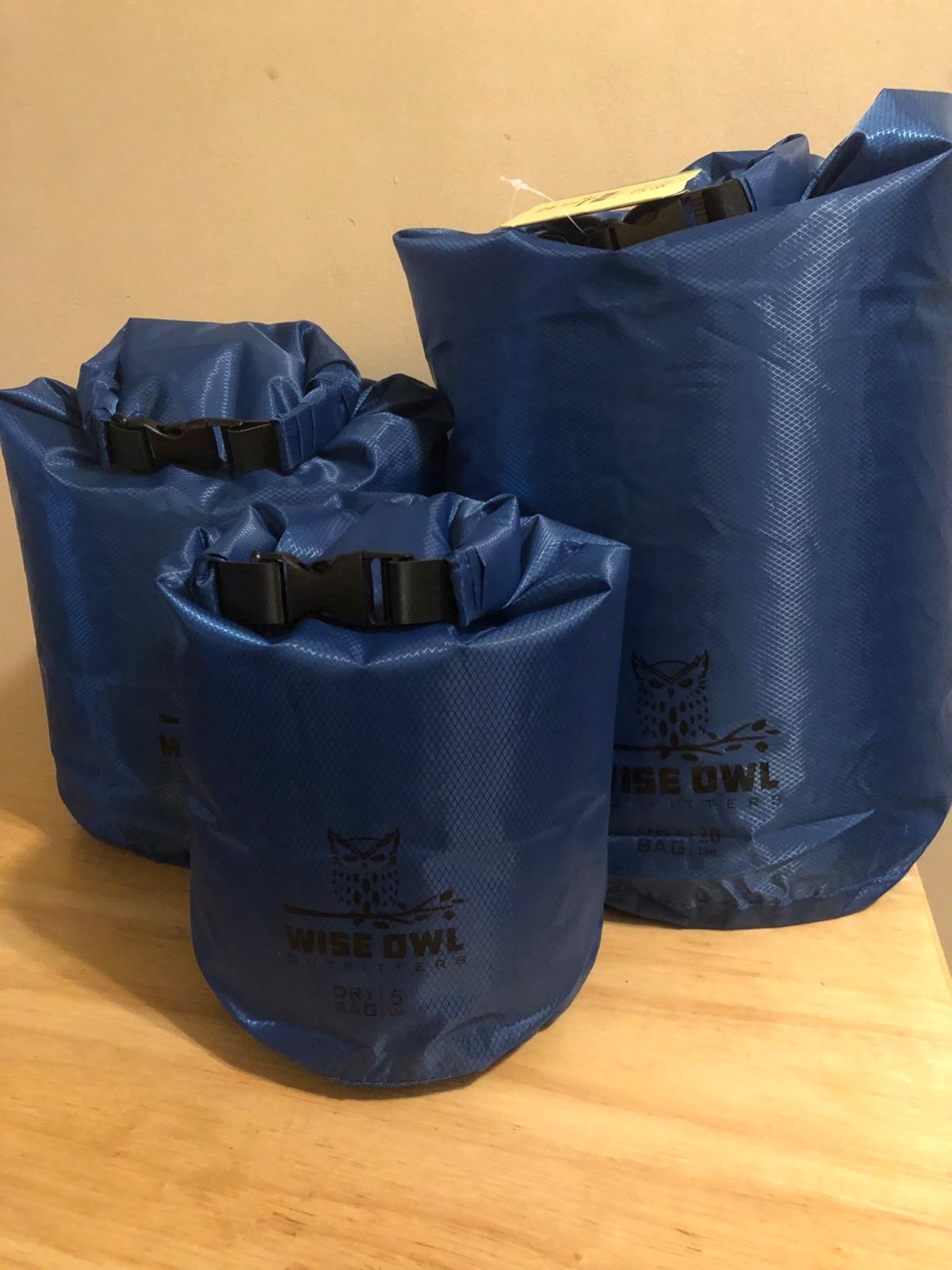 Wise Owl Outfitters Waterproof Dry Bag 3-Pack – Lightweight & Airtight 5L/10L/20L Small & Large Dry Bags for Kayaking, Beach, Travel, Boating, Hiking customer photo 2