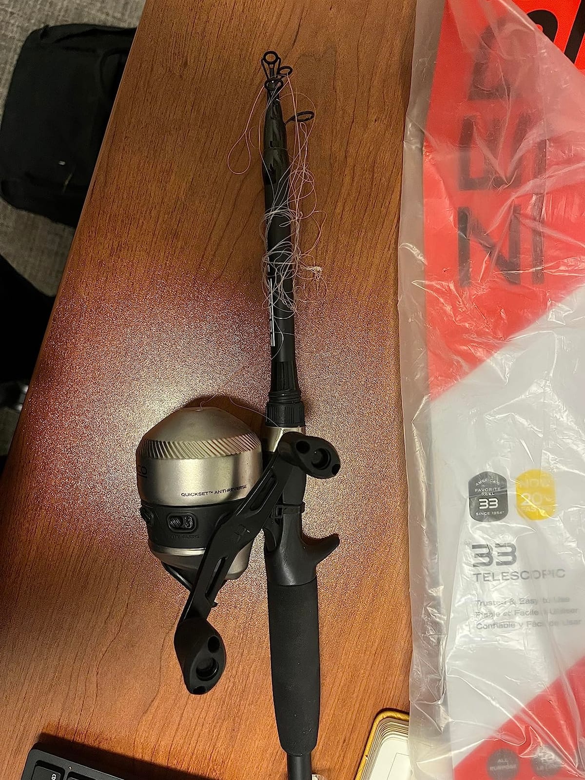 Zebco 33 Spinning Reel and Telescopic Fishing Rod Combo customer photo 1