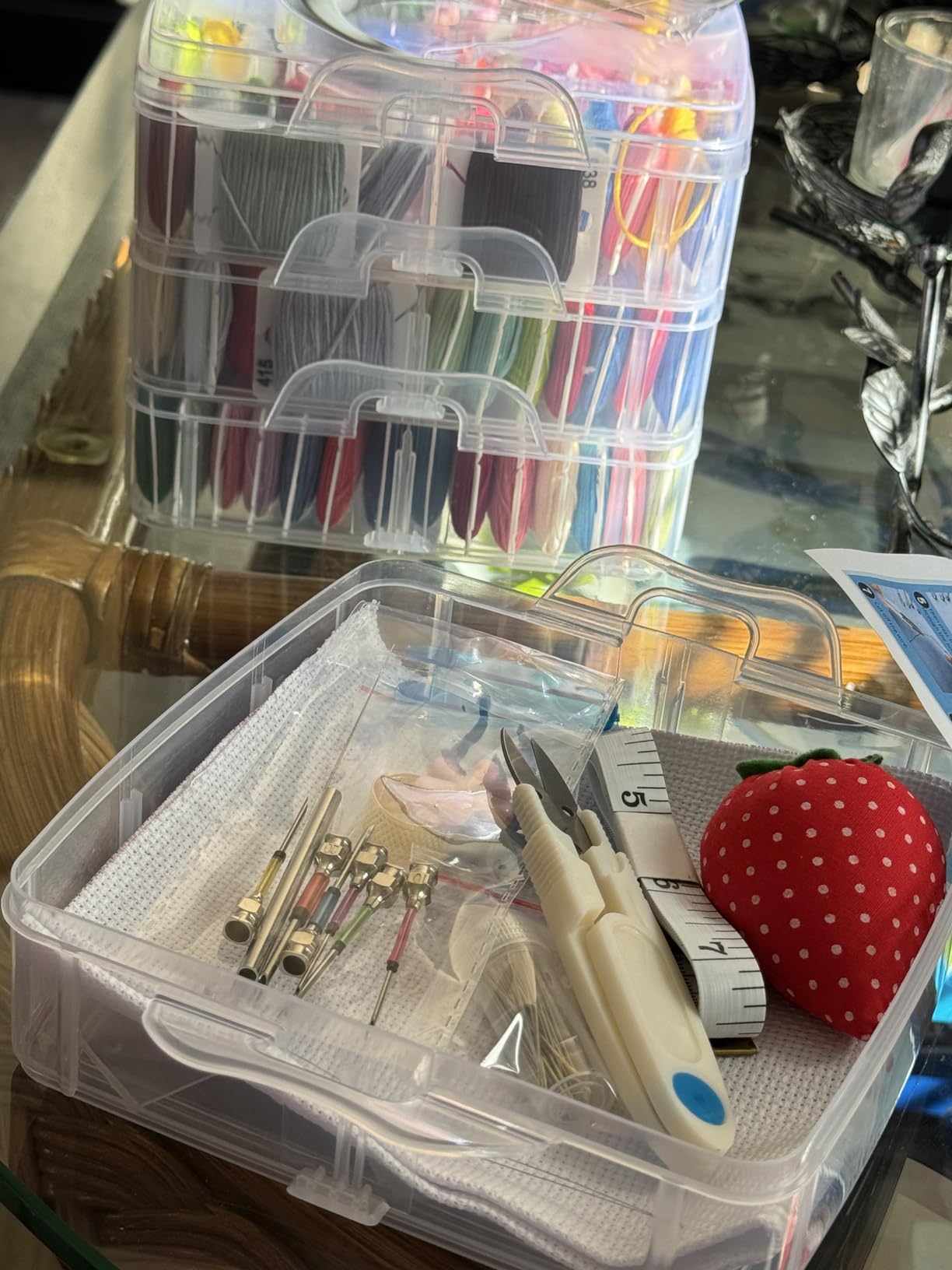 JUPEAN 156 PCS Punch Needle Kit Punch Needle Embroidery Kit Needle Punch customer photo 2