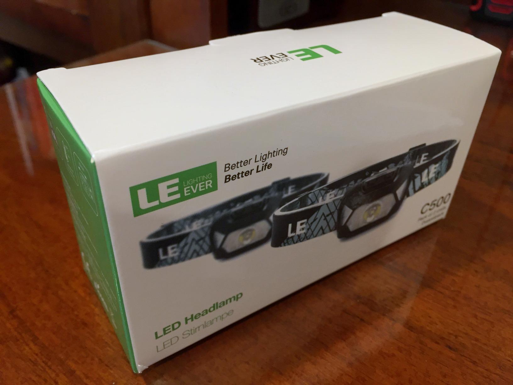 Lepro Headlamp Battery Powered Waterproof LED Headlight 2 Pack - Black customer photo 1