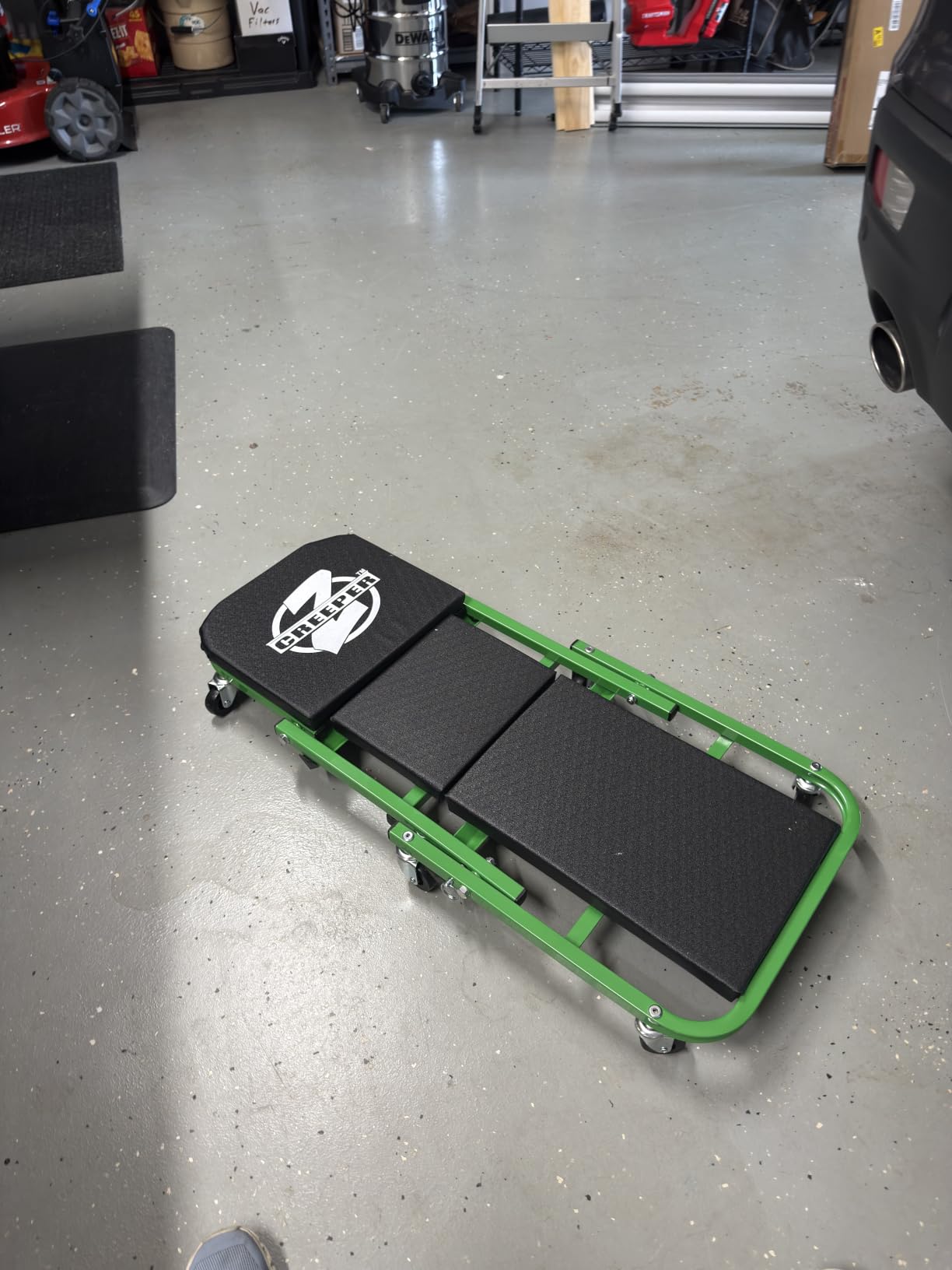 Pro-LifT C-2036DG Black/Green 300 Lbs Mechanic Creeper customer photo 2
