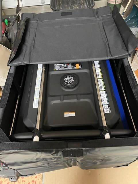 IGAN Generator Covers While Running for most 3500w-12000w Generators - Ultra Heavy Duty Generator Covers for Outside - Portable Waterproof Generator Cover, Generator Enclosure Outdoor, Black customer photo 2