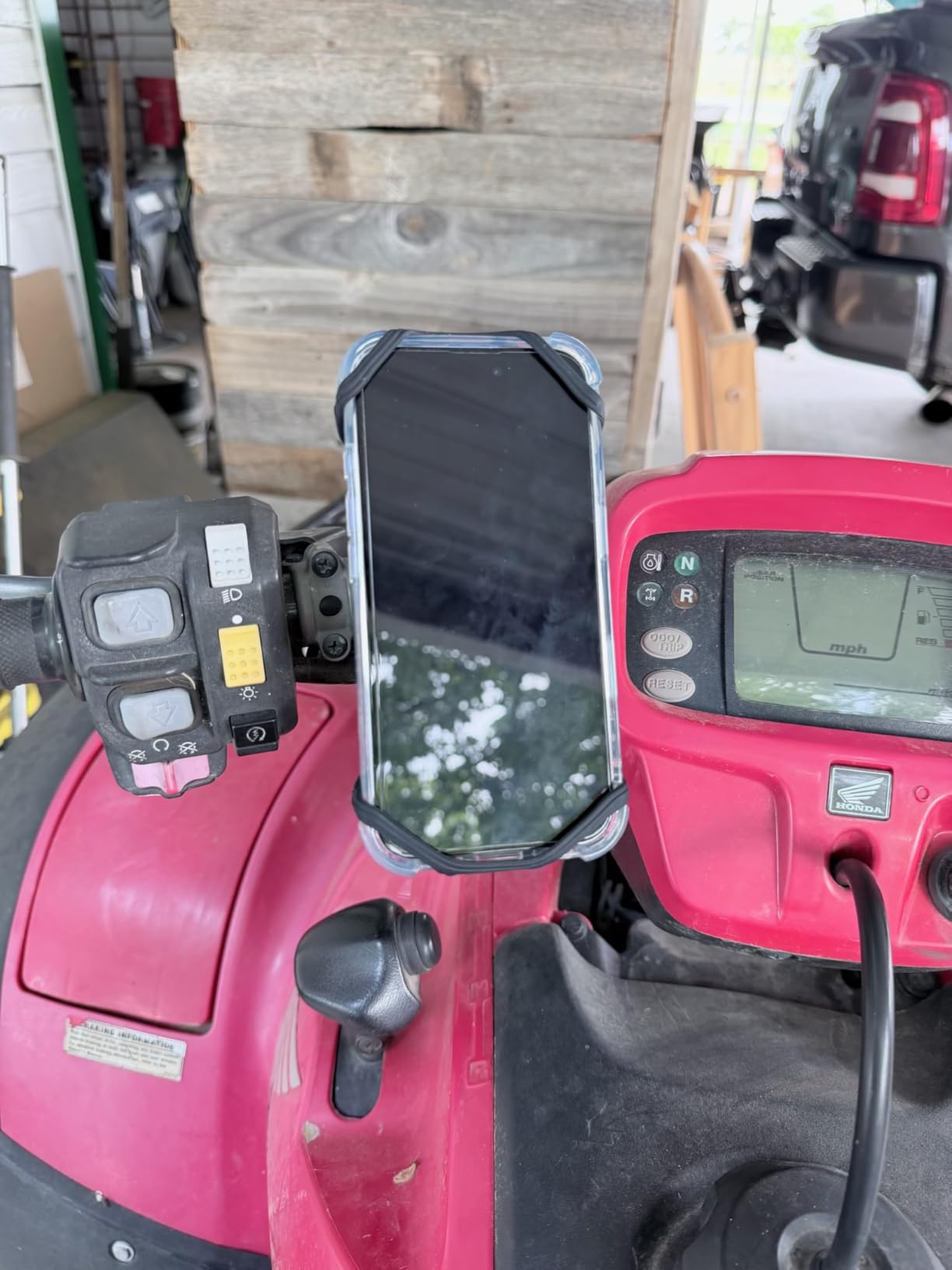 Upgraded 2026 Bicycle & Motorcycle Phone Mount - The Most Secure & Reliable Bike Phone Holder for iPhone, Samsung or Any Smartphone. Stress-Resistant & Highly Adjustable. x10 to Safeness & Comfort customer photo 2