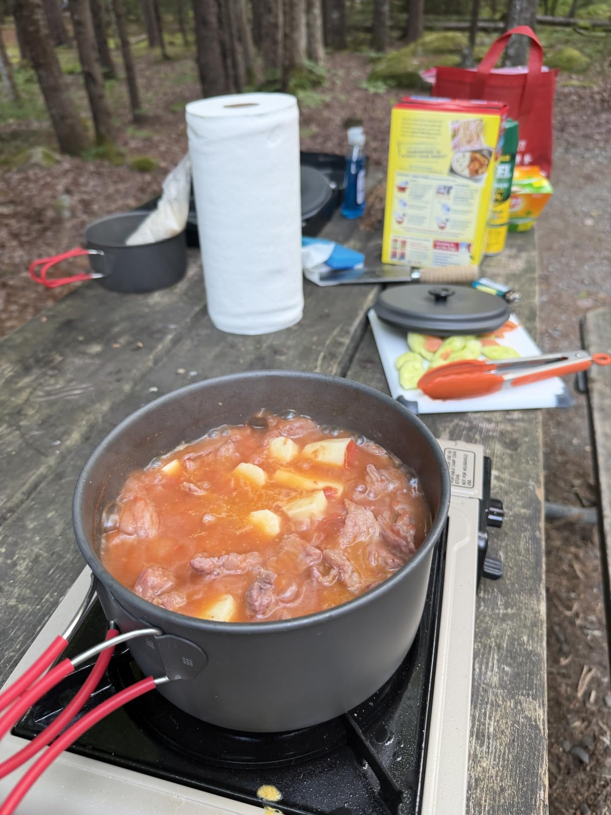 ALOCS Camping Cookware Set Camping Gear Compact Camping Pots and Pans Set customer photo 1
