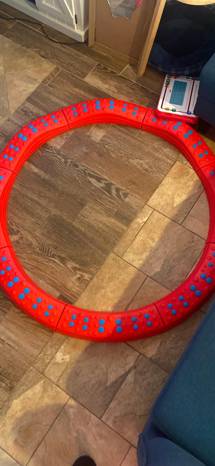 Special Supplies Wavy Circle Balance Beams Stepping Stones for Kids, 8 Pc. Set, Non-Slip Textured Surface and Slip Resistant Floor Rubber Edges, Promote Agility, Strength, Active Play customer photo 2