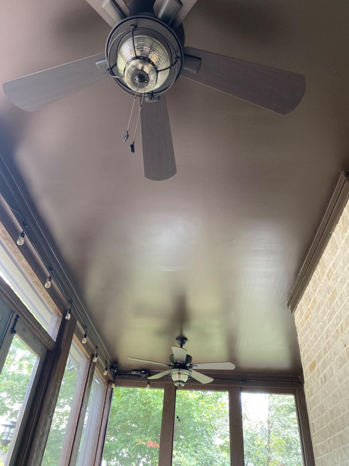 Harbor Breeze Merrimack II 52-in Matte Bronze LED Indoor/Outdoor Ceiling Fan with Light Kit (5-Blade) customer photo 1