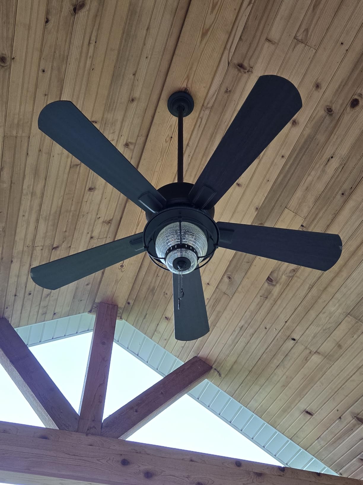 Harbor Breeze Merrimack II 52-in Matte Bronze LED Indoor/Outdoor Ceiling Fan with Light Kit (5-Blade) customer photo 2