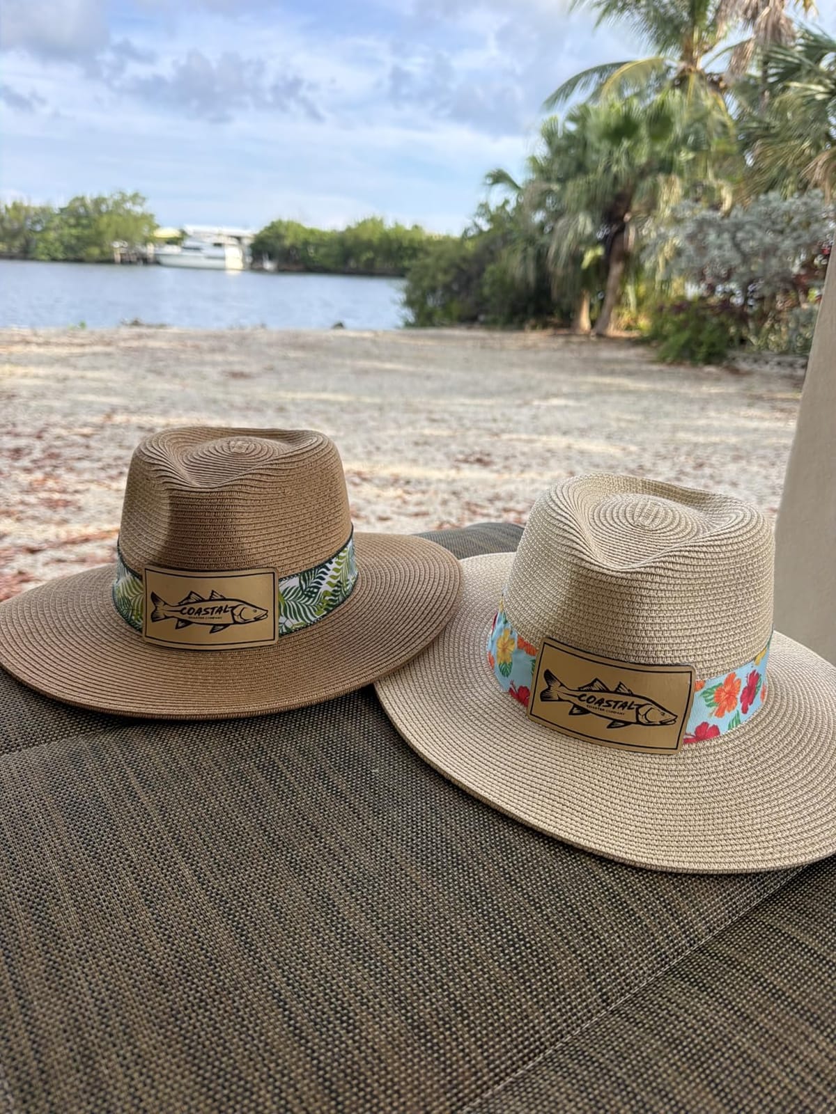 FURTALK Womens Wide Brim Sun Hat Beach Panama Fedora Straw Summer customer photo 1