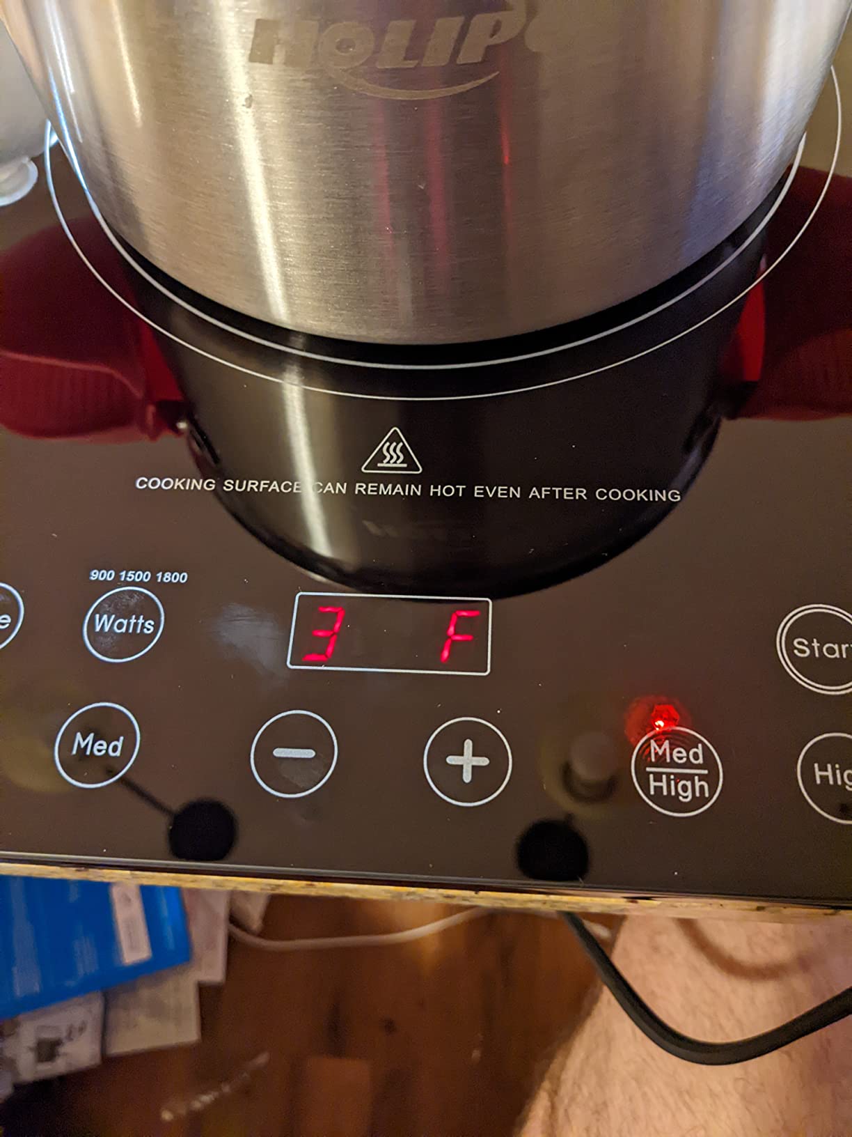 Nuwave Pro Chef Induction Cooktop, Commercial-Grade Portable Burner customer photo 1