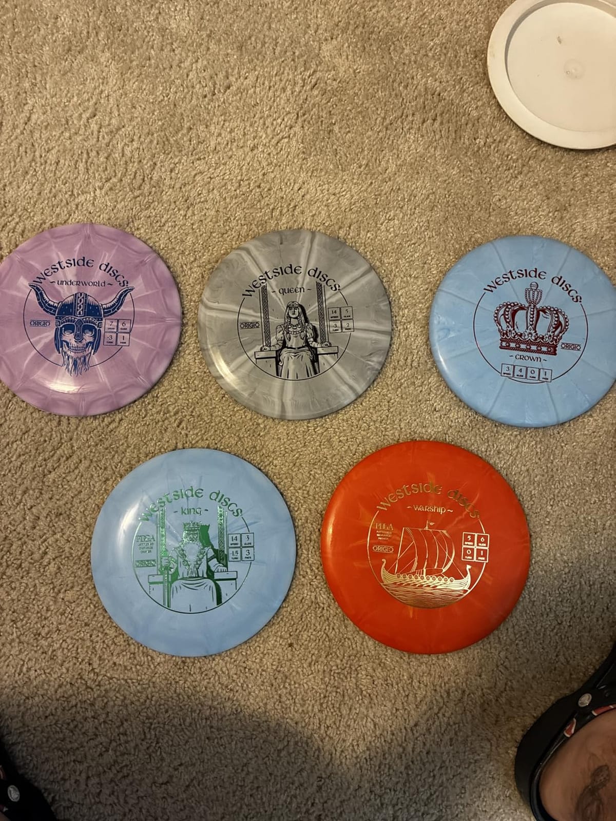 Westside Discs Origio Burst 3-Disc Golf Starter Set - Ideal All-in-One Disc Golf Set for Men - 1x Fairway Driver, Midrange & Putter Discs - Mini Marker Included - Colors Will Vary customer photo 1