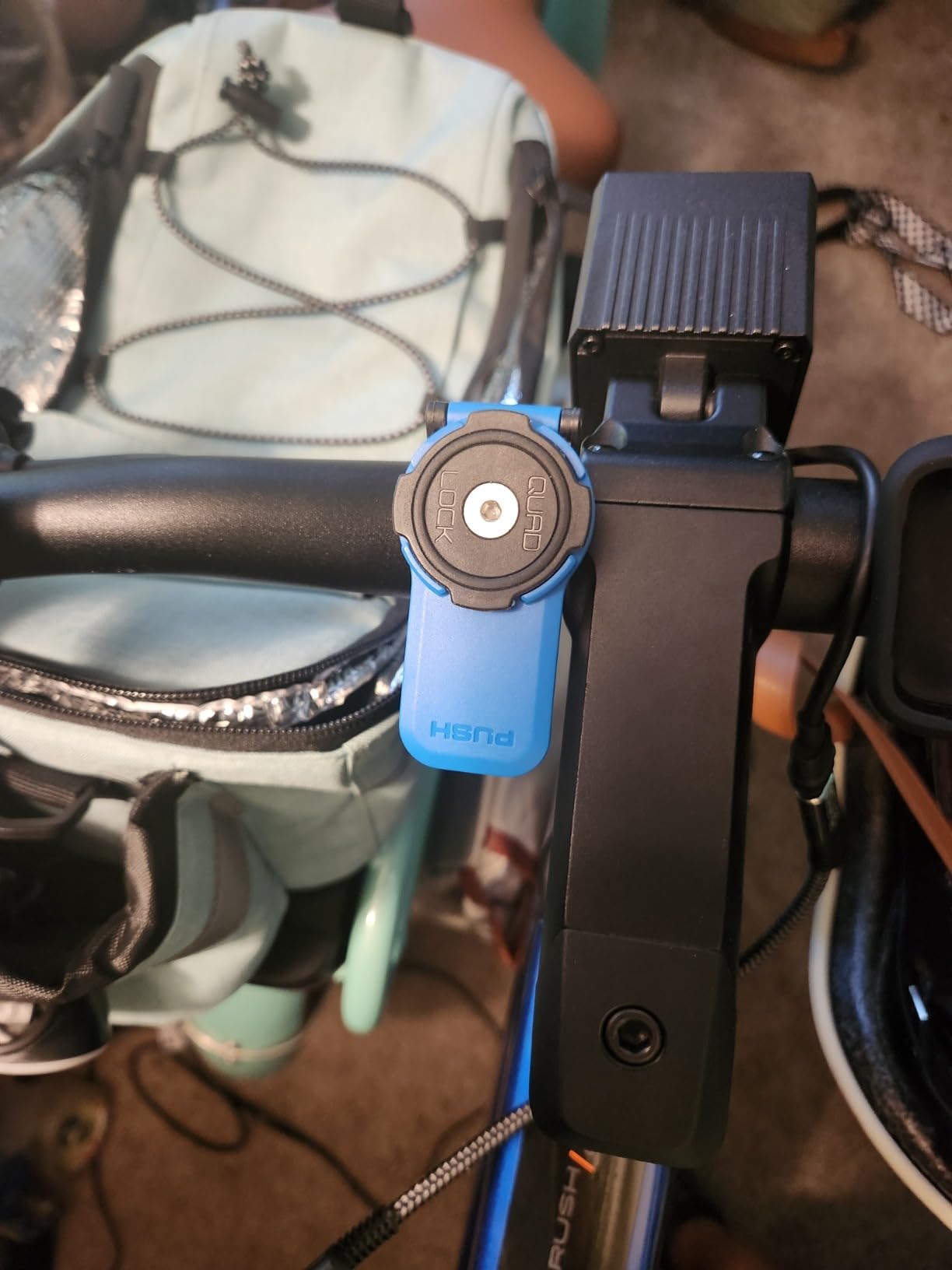 Quad Lock Motorcycle Handlebar Phone Mount for iPhone, Galaxy Pixel and Universal Adapters customer photo 1