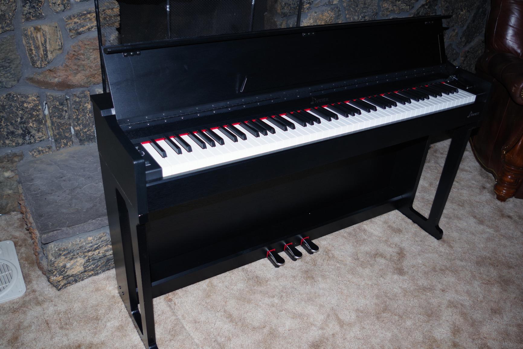 Donner DDP-90 Pro Digital Piano 88 Key Weighted Keyboard, Electric Piano Keyboard Full Size with Folding Cover, Three Pedals, Wireless MIDI Audio, 238 Tones, Gifts for Women Girls Beginners, Black customer photo 1