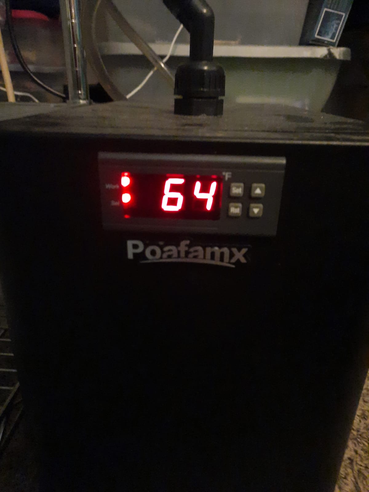 Poafamx 42gal Aquarium Chiller 1/10 HP Ultra Quiet Compressor Water Chiller customer photo 1