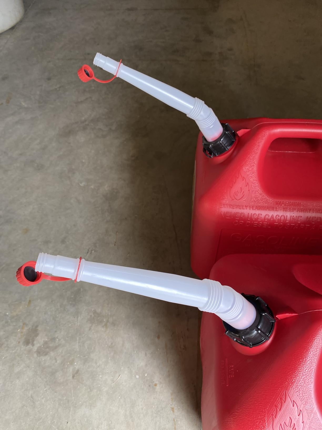 Midwest Can Company 5610 5 Gallon Gas Can Fuel Container Jugs w/Spout (2 Pack) customer photo 2