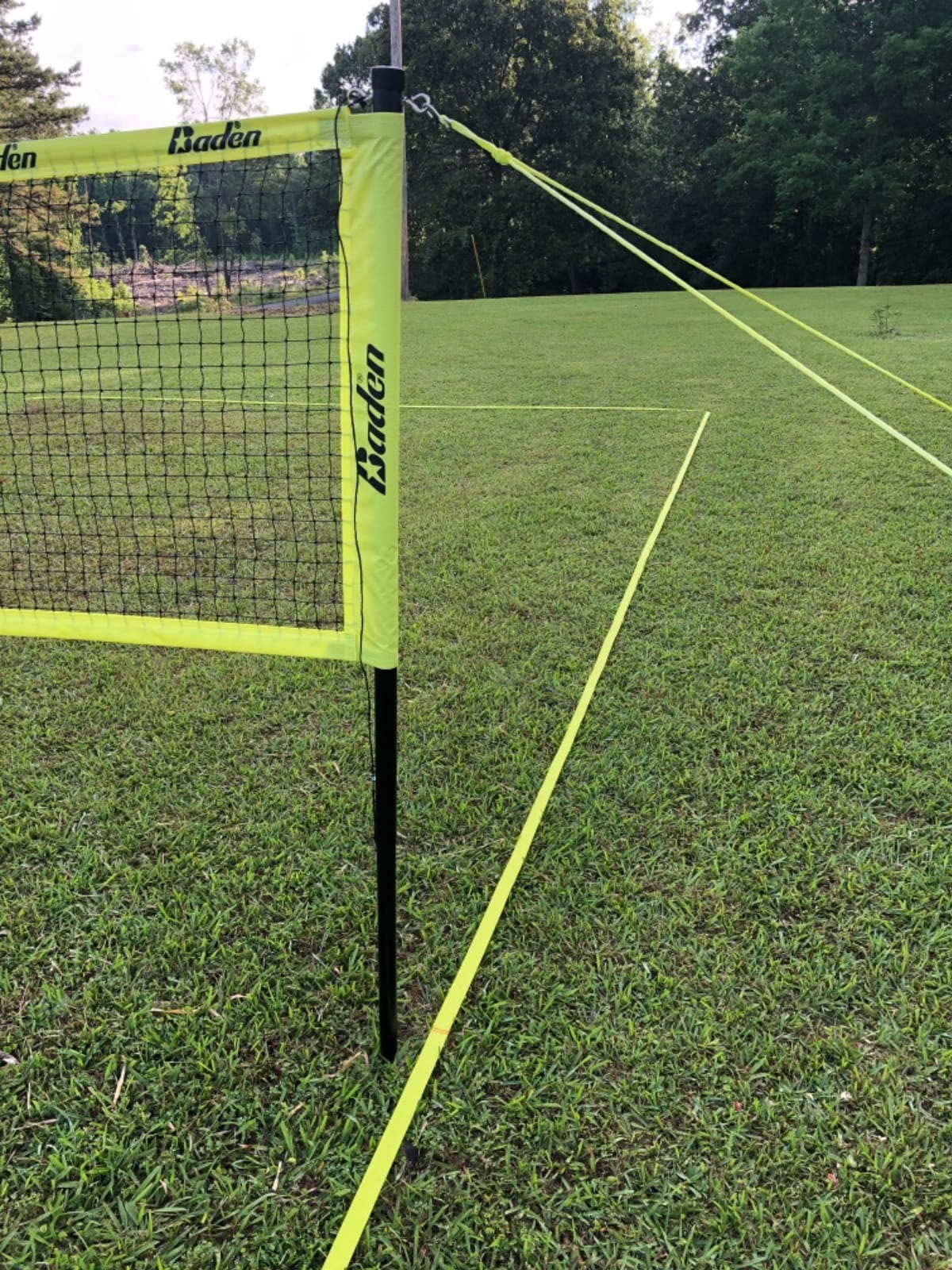 Baden Champions Portable Badminton Set Regulation Net, 4 Racquets, 3 Shuttlecocks, Boundary & Carry Bag Ideal for Backyard Fun with Friends and Family from Kids to Adults customer photo 2