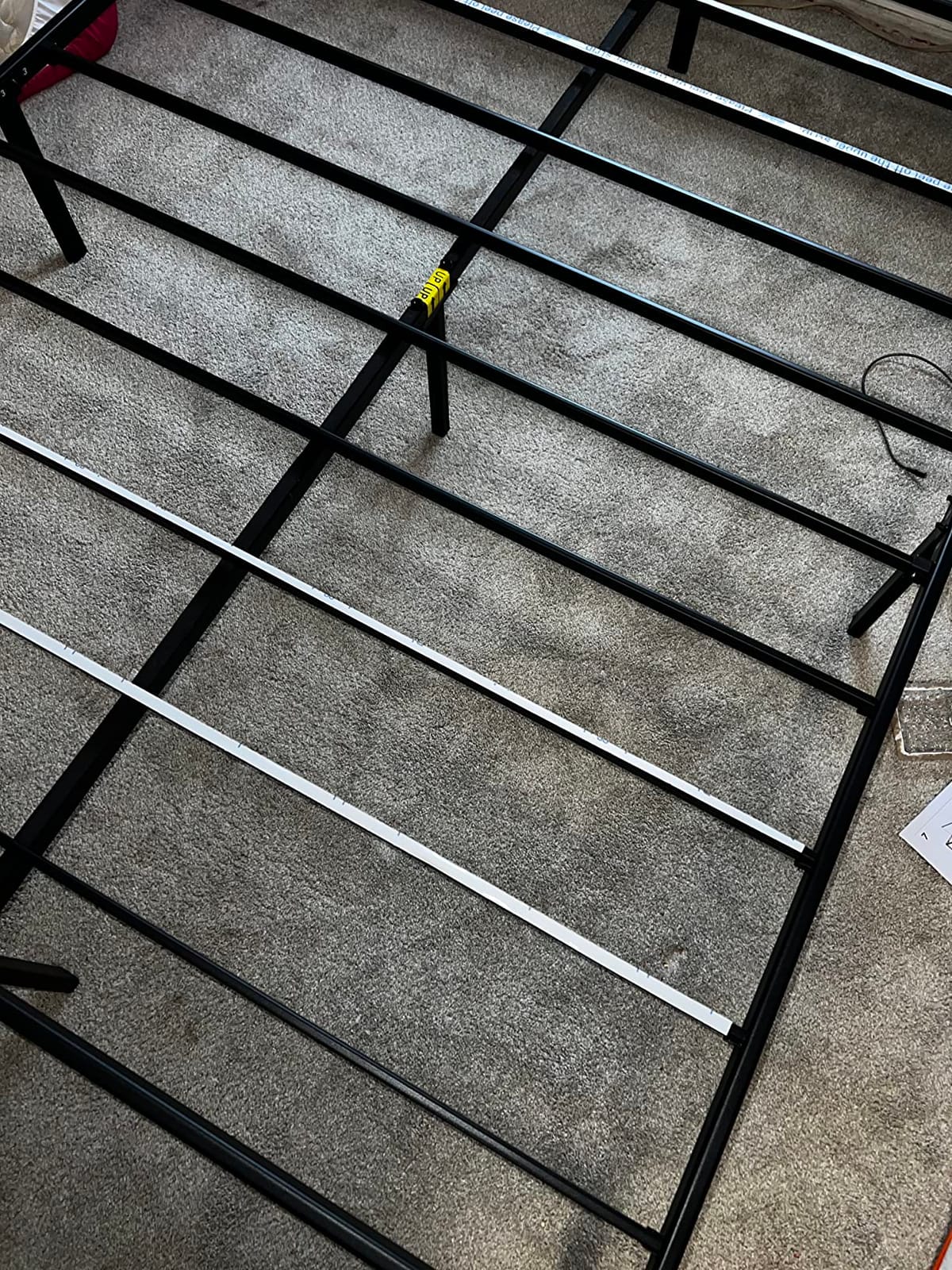 Best Price Mattress King Size Black Metal Bed Frame with 18 Inch Style customer photo 2