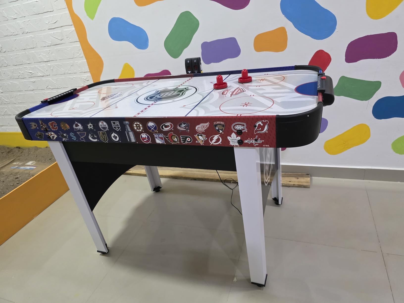 EastPoint Air Hockey Table, Rush, for Adults, Game Room, LED Scoring, 48