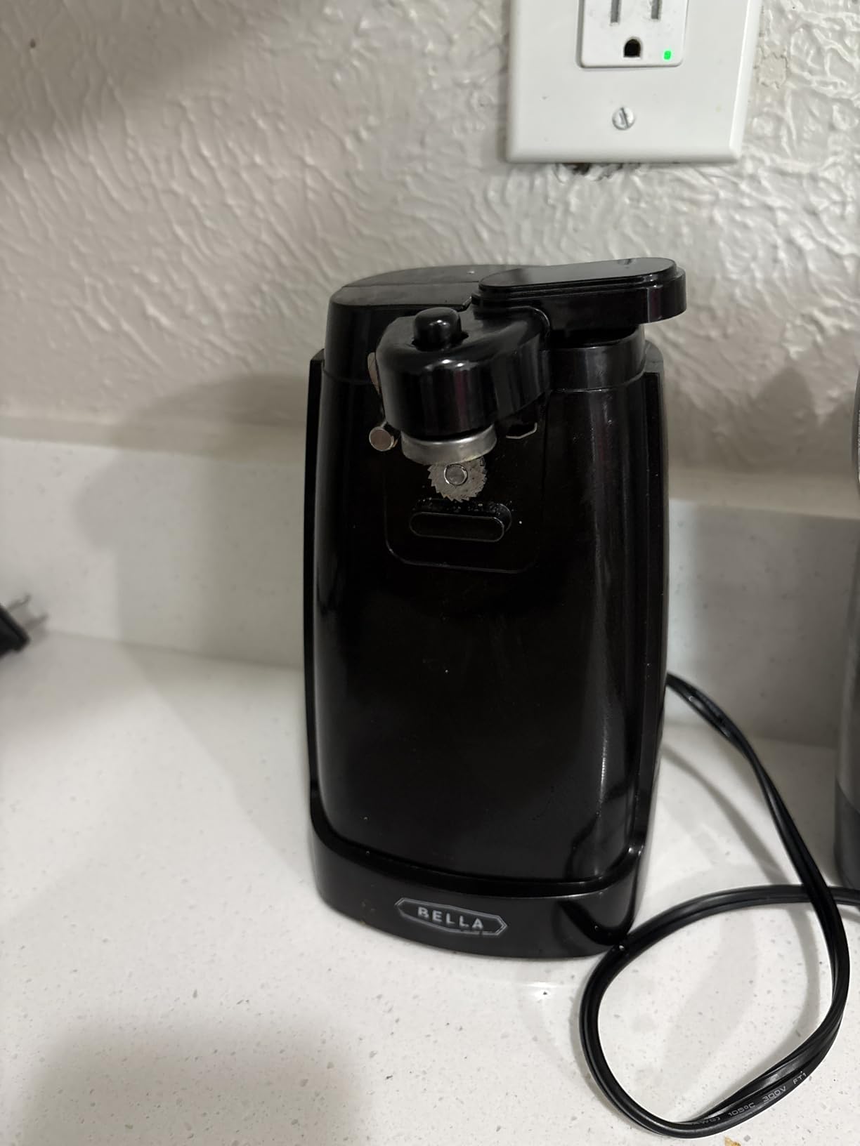 bella Electric Can Opener and Knife Sharpener, Black customer photo 1