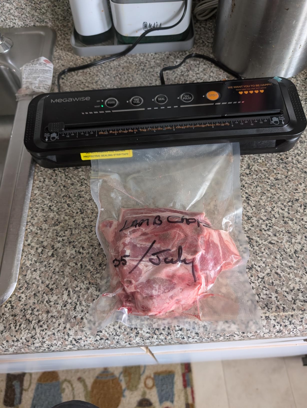 MegaWise Vacuum Sealer Machine | 80kPa Suction Power | Vac Seal Machine customer photo 1