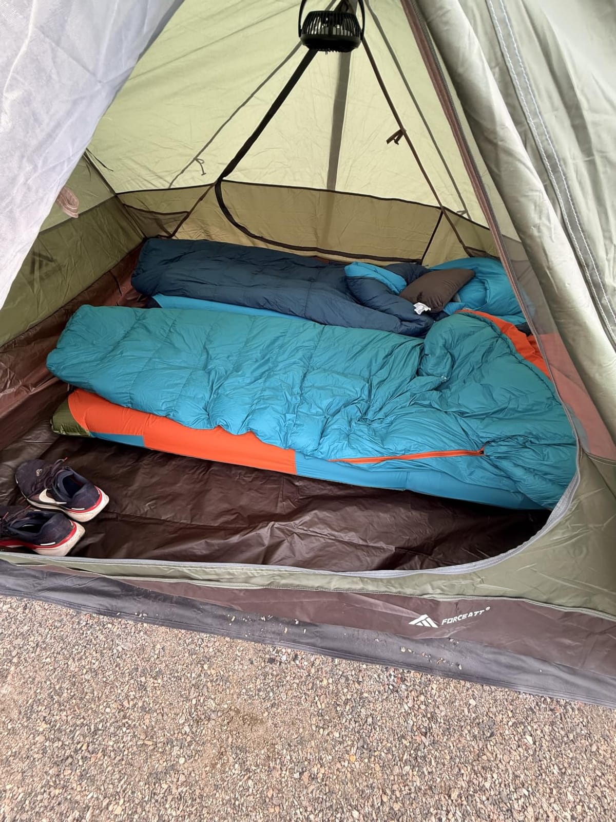 Forceatt Tent for 2 and 3 Person is Waterproof and Windproof, Camping Tent for 3 to 4 Seasons,Lightweight Aluminum Pole Backpacking Tent Can be Set Up Quickly,Great for Hiking customer photo 1