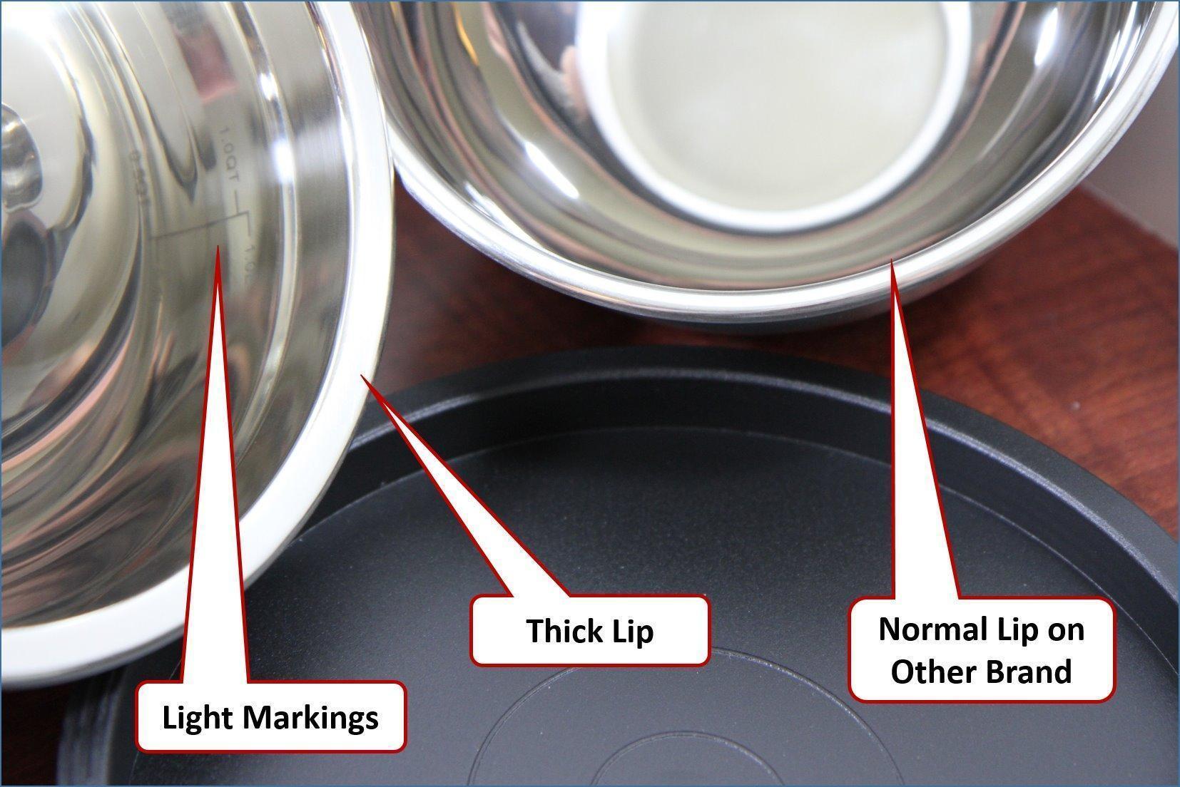 Bellemain Stainless Steel Mixing Bowls with Airtight Lids Set - Set of 3 customer photo 1