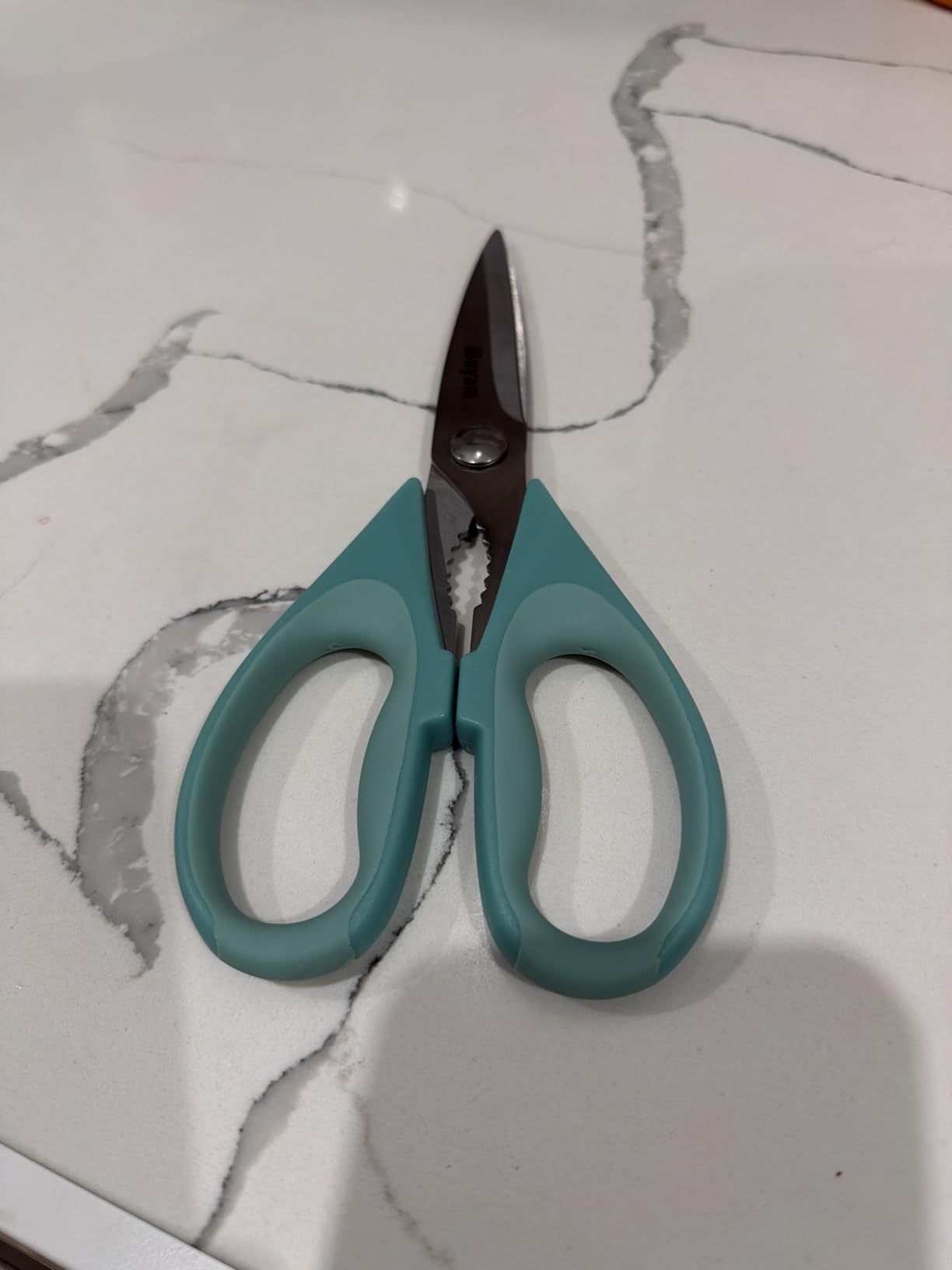 iBayam Kitchen Scissors Shears All Purpose Heavy Duty, Protective Sheath customer photo 1