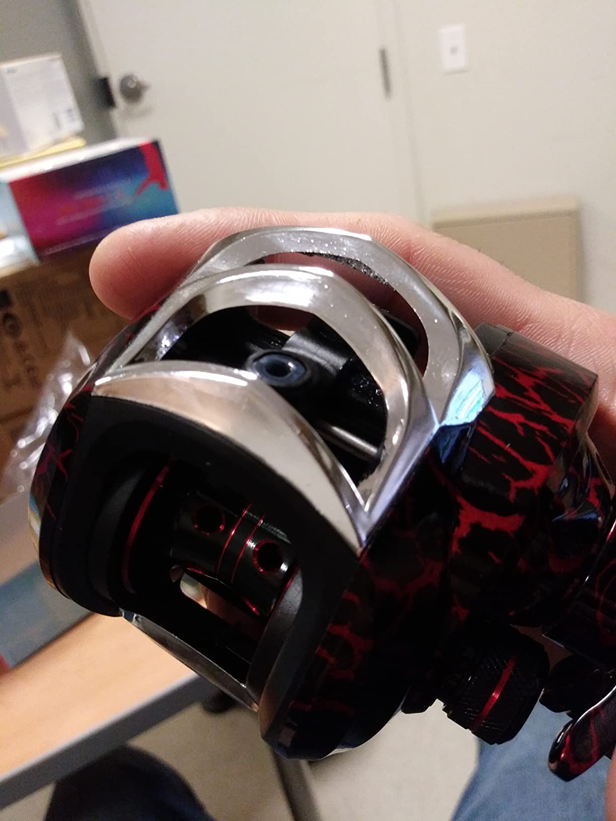 Fishing Baitcasting Reel, Baitcaster Fishing Reels with 18+1BB Stainless Steel Ball Bearings,Magnetic Braking System for Fishing Saltwater Freshwater, Available in 7.2:1 customer photo 2