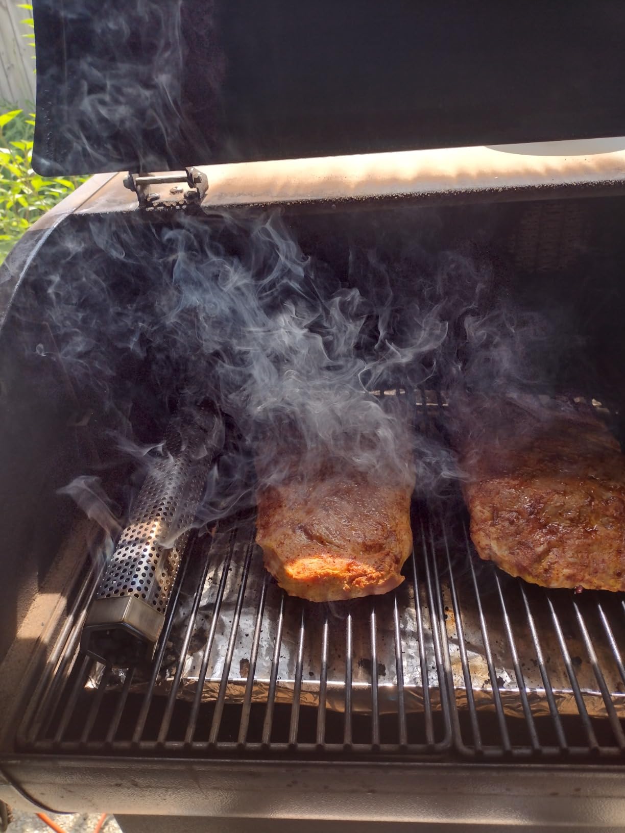 2 Pack 12'' Stainless Steel Pellet Smoker Tube, with Brush and Hooks customer photo 1