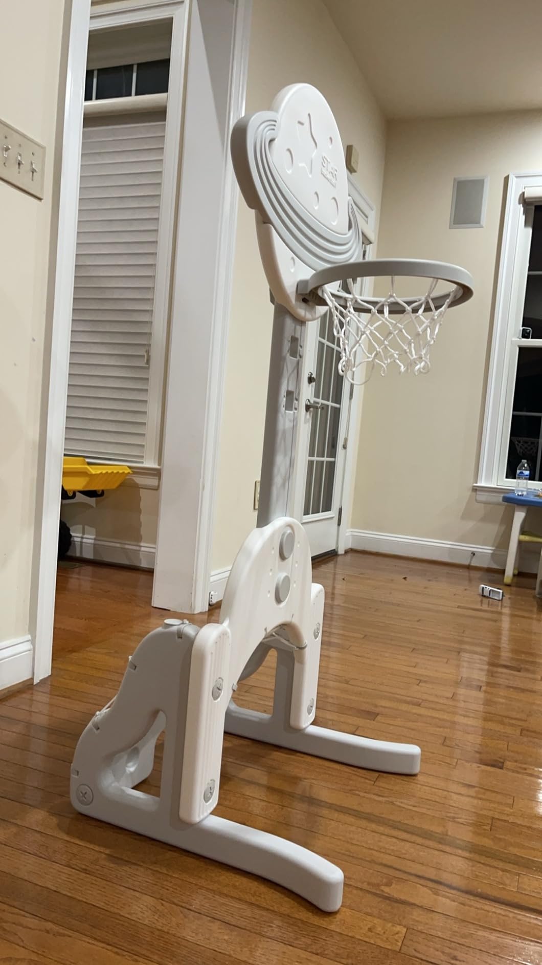 Costzon Kids Basketball Hoop, Toddler Sports Activity Center w/ 5 Adjustable Height Levels, Basketball Soccer Golf Game Set, Indoor Outdoor Basketball Hoop Set Gift for Baby Infant customer photo 1
