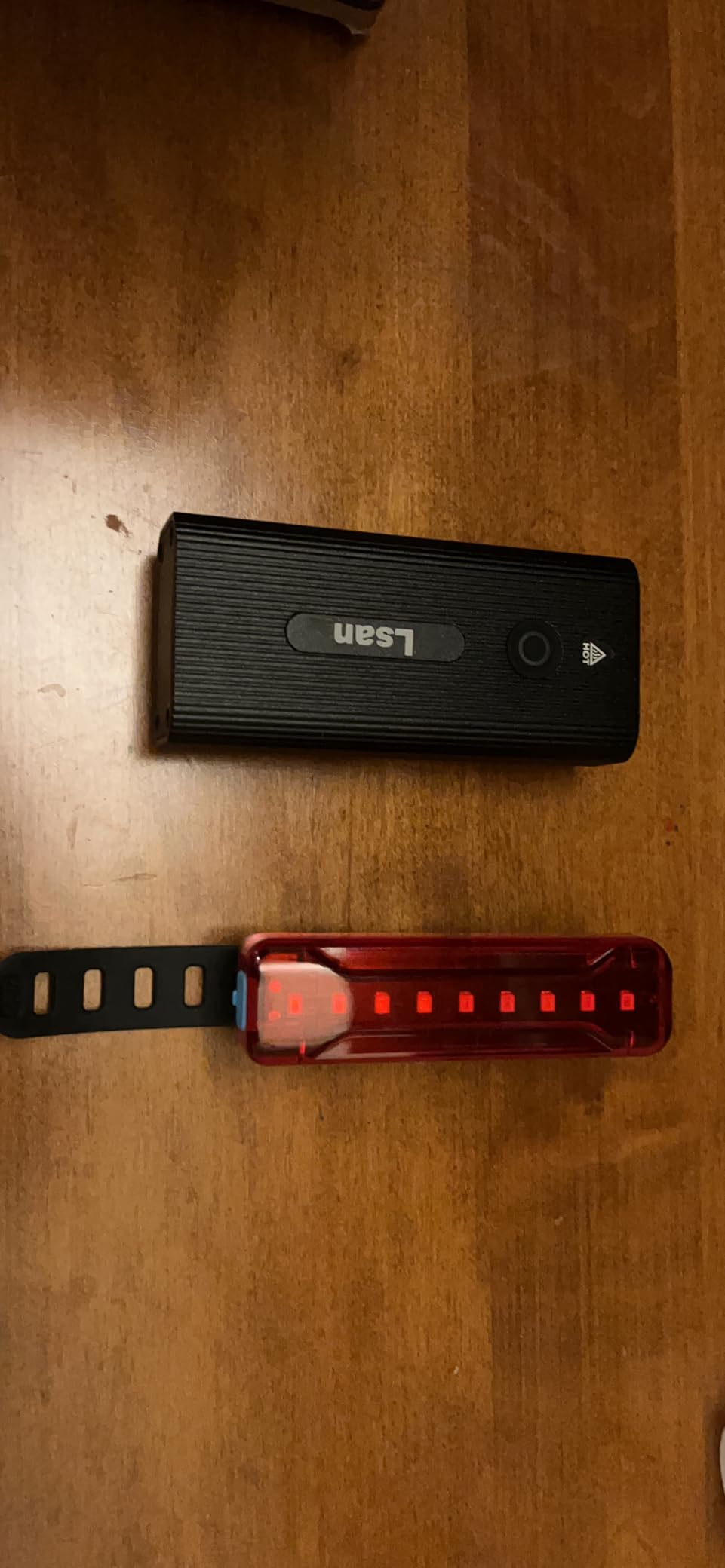 1200 Lumens Bike Lights for Night Riding,Super Bright Bike Lights Front and Back,USB Rechargeable Bicycle Light,3 LED Bike Headlight with Power Bank Function,IPX5 Waterproof,3+5 Light Modes customer photo 2
