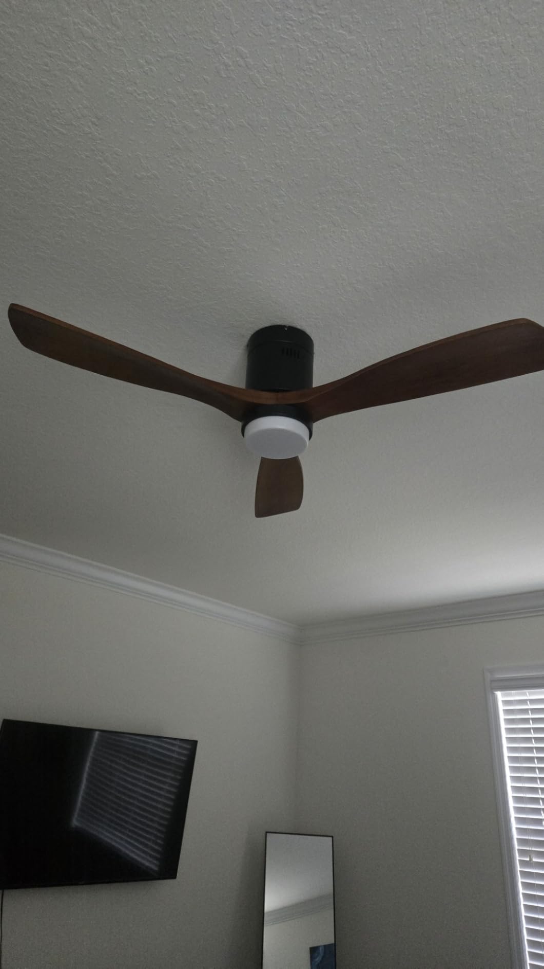 Sofucor 52 Inch Wood Ceiling Fans with Lights and Remote, Low Profile customer photo 1
