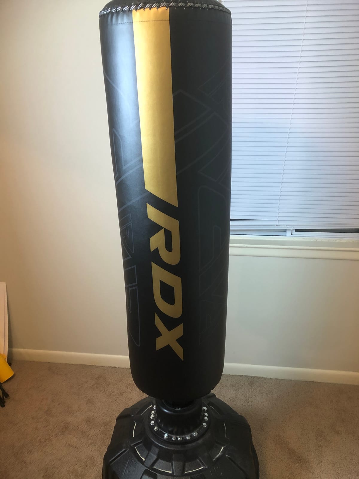 RDX XXL 330LBS Freestanding Punching Bag with Cover & Gloves – 72” Adult Heavy Pedestal Punch Bag Set - 17 Suction Cup 8 Extended Legs Stand Base - Kick Boxing MMA Home Gym Fitness customer photo 2