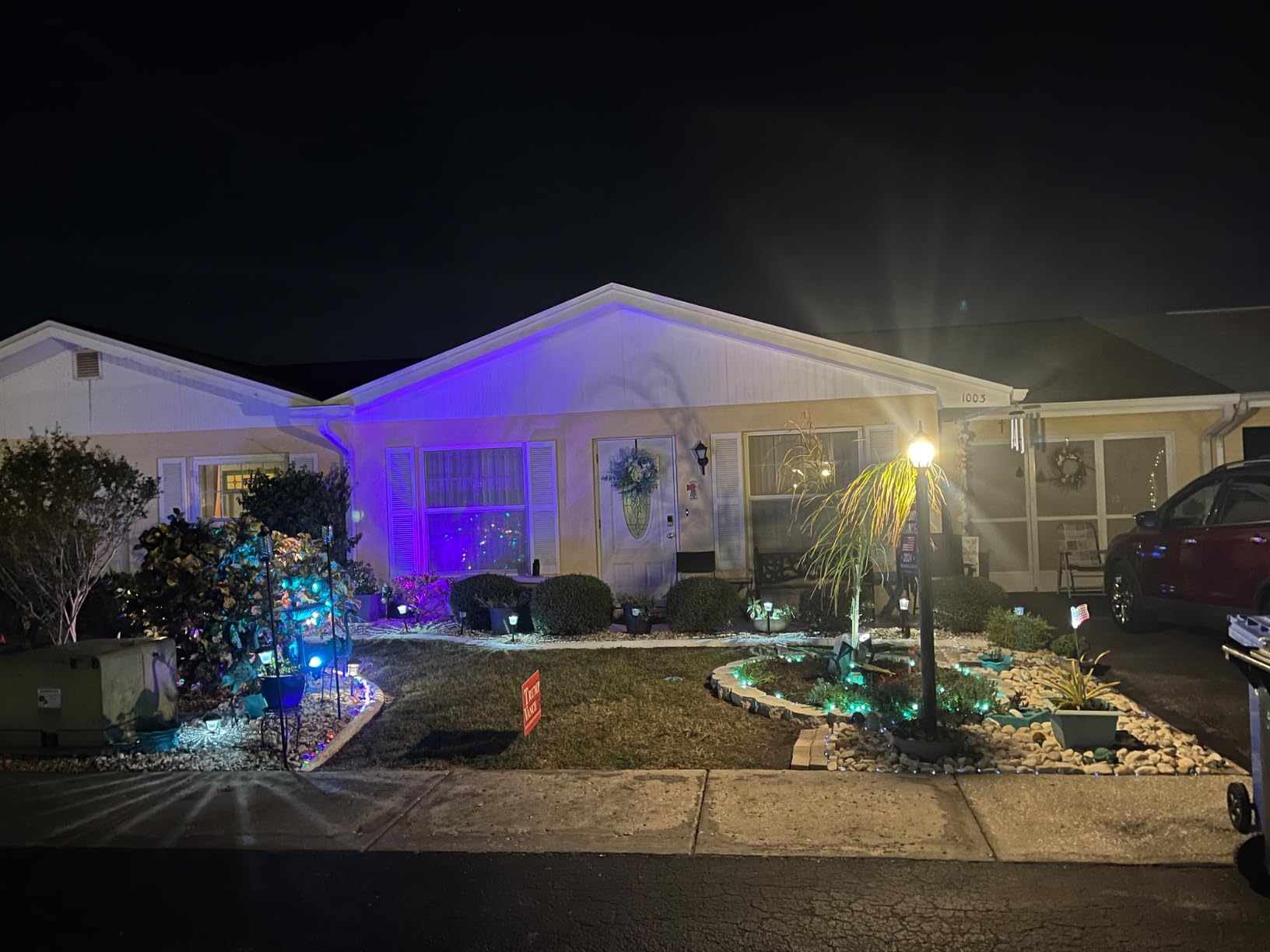 Dusk to Dawn Outdoor Post Light Hardwired 120V, Waterproof Aluminum Pole Light Fixture with Pier Mount Base, Exterior Lamp Post Lantern Head with Clear Glass for Garden Yard Patio Pathway (6 Inch) customer photo 2