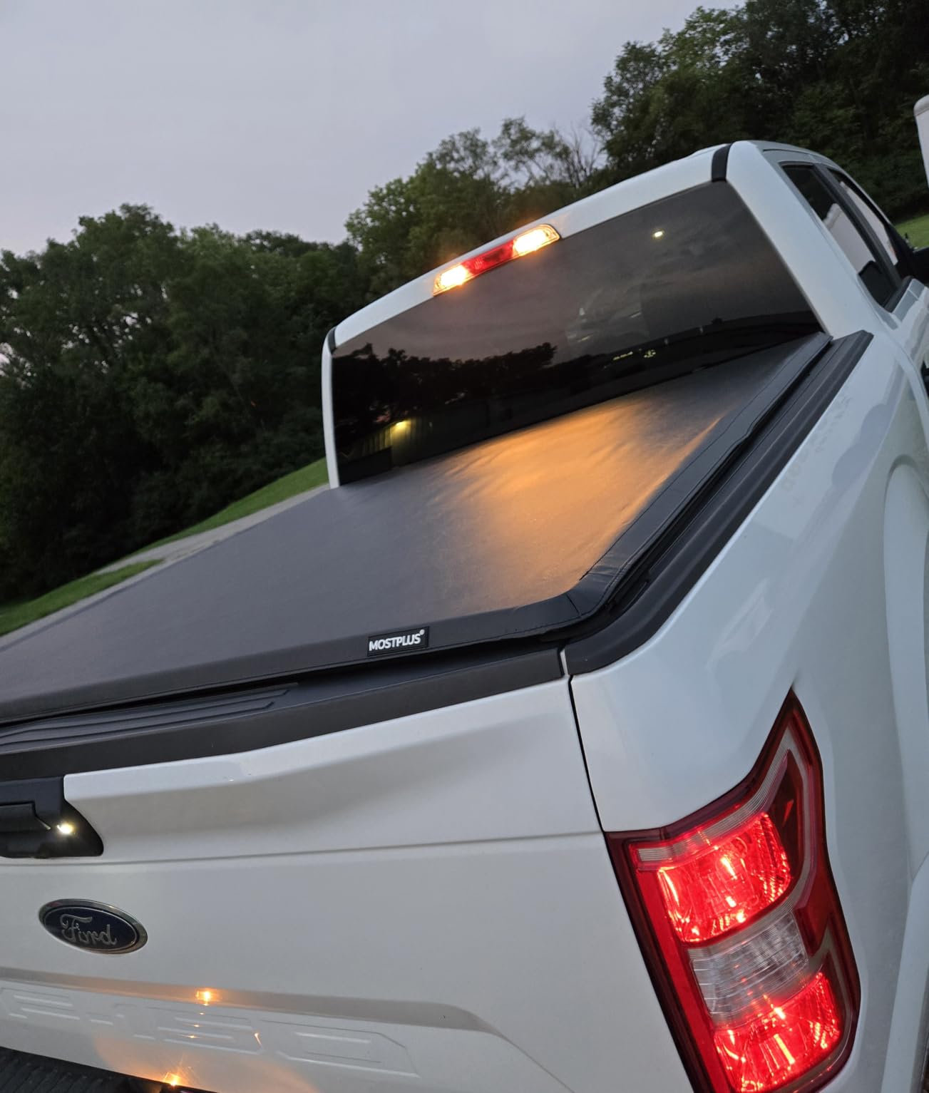MOSTPLUS 6.5FT Roll-Up Soft Vinyl Truck Bed Tonneau Cover Compatible for Ford F150 2009-2025 2026 Ford F-150 Bed On Top (78Inch) customer photo 2