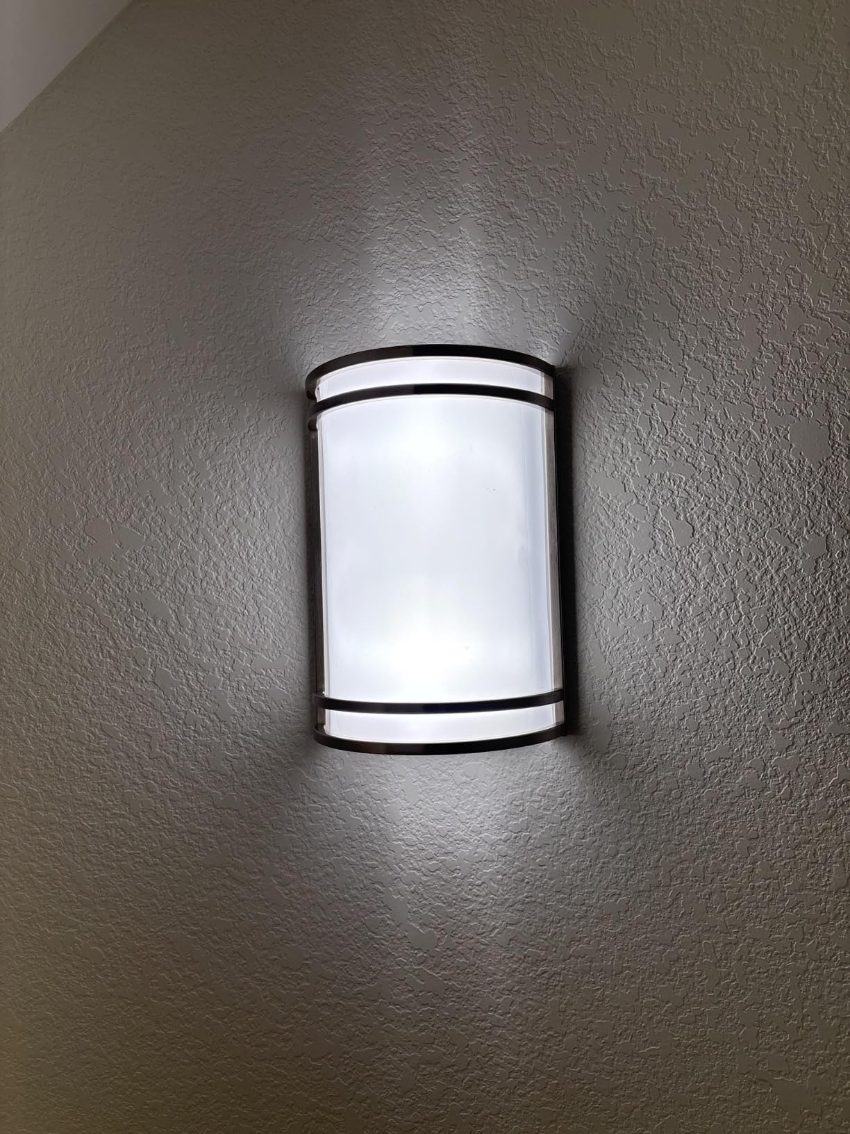 ASD Indoor LED Wall Sconce Lights, Brushed Nickel 3000/4000/5000K ETL customer photo 2