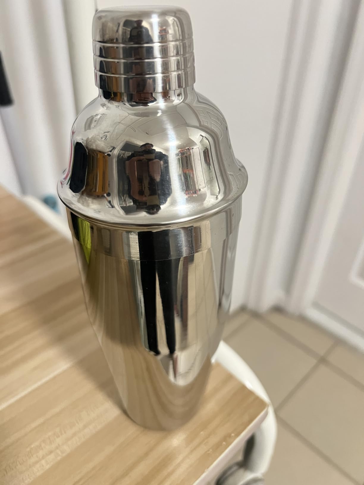 WPHUAW 24oz Cocktail Shaker Bar Set-Professional Margarita Mixer Drink Shaker Professional Stainless Steel Bar Tools Built-in Bartender Strainer for Martini Kit customer photo 2