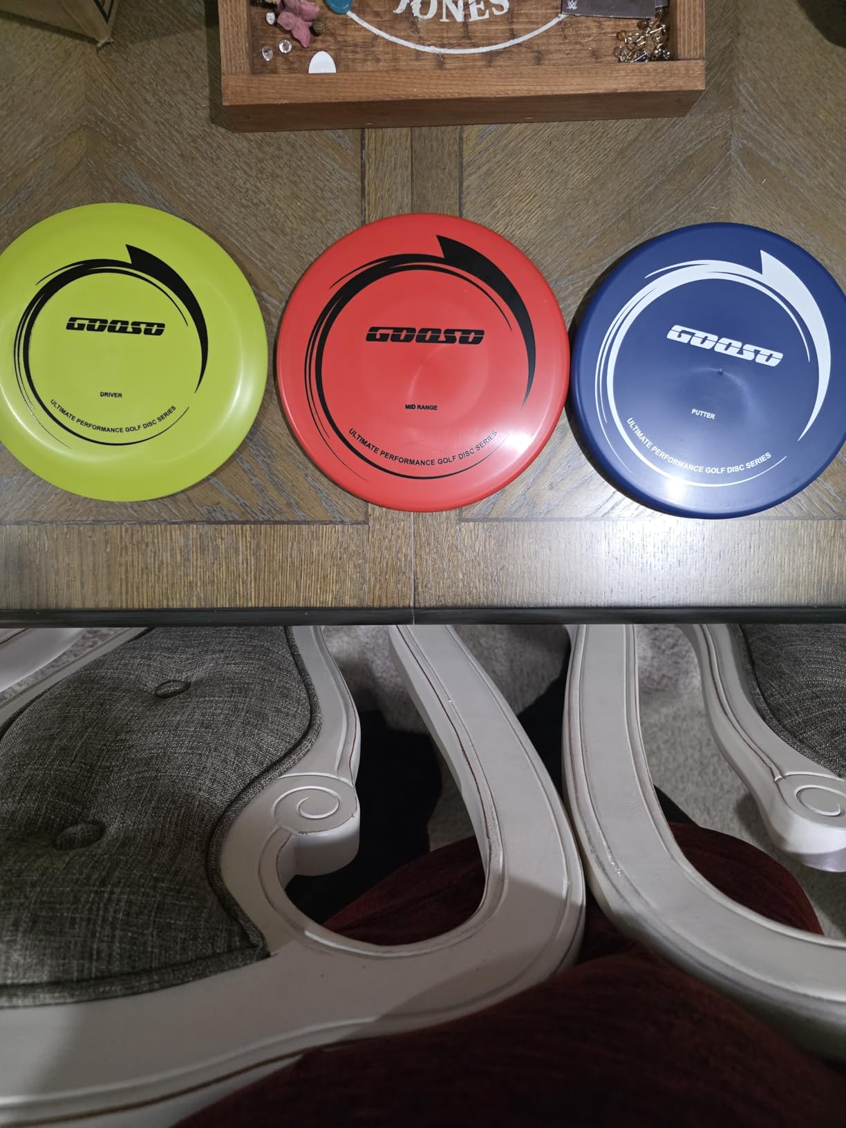GOOSO Disc Golf Set - Driver, Mid-Range and Putter Discs with Disc Golf Bag for Outdoor and Backyard, Comfortable Plastic, 6 Pack customer photo 2