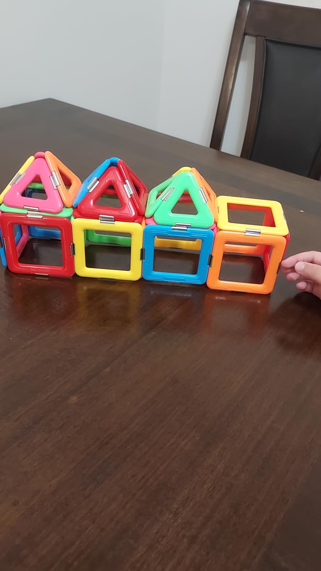Upgraded Magnetic Blocks Tough Tiles STEM Toys for 3+ Year Old Boys & Girls customer photo 2