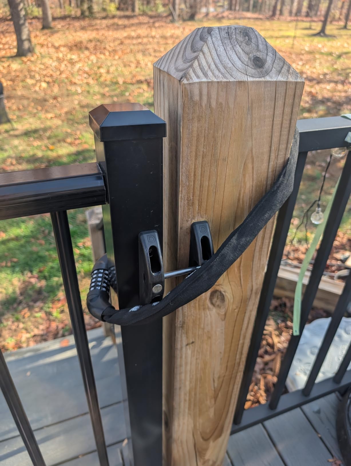 NDakter Bike Lock, 5 Digit Combination Heavy Duty Anti Theft Bicycle Chain Lock, 2.62/3.2/4.27/5/6Ft Long, High Security Resettable, Suitable for Bike, Scooter, Door, Gate, Fence-4/6mm Thick customer photo 2