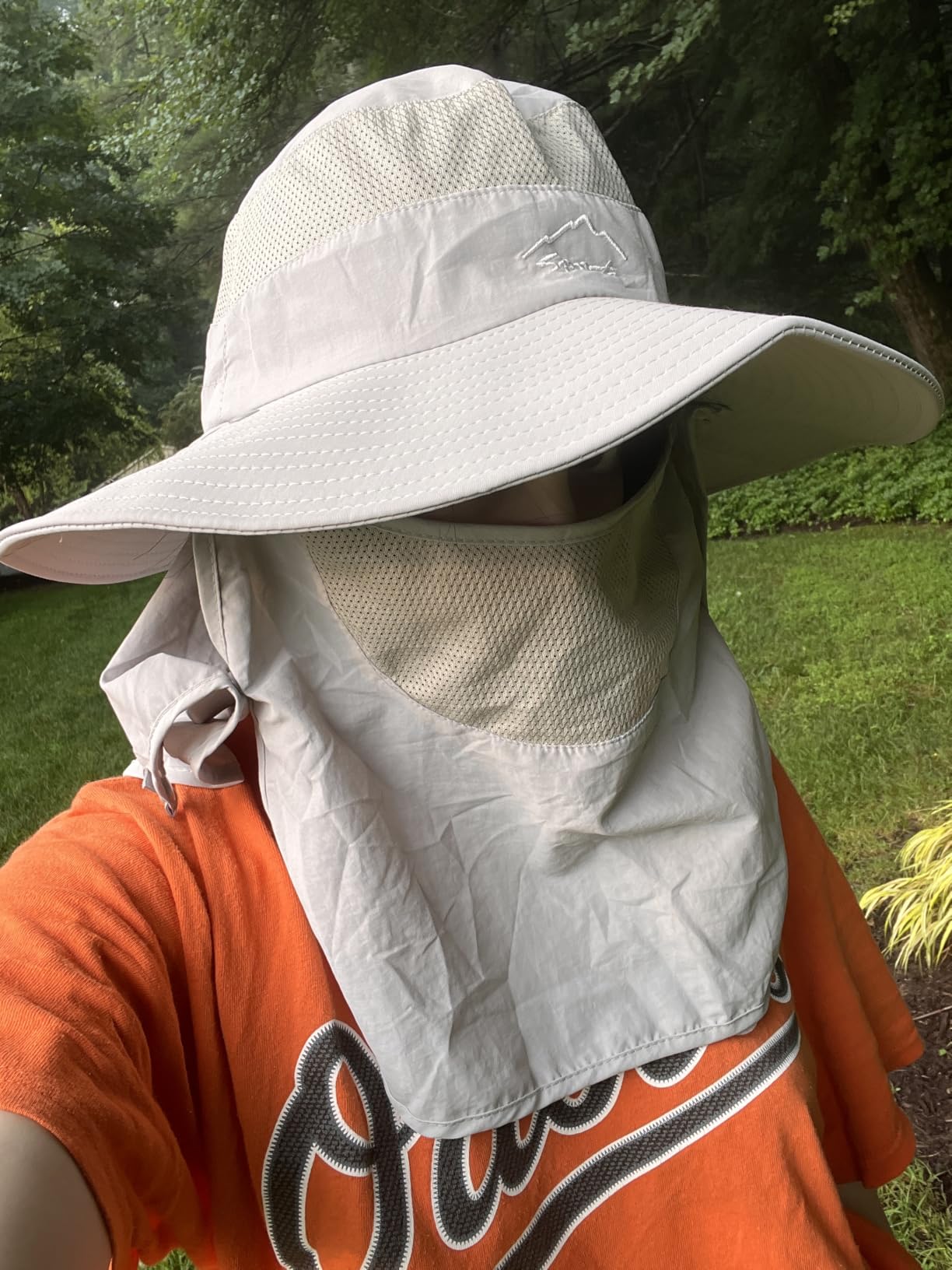 Fishing Hat for Men & Women, Sun Protection Hat with Face Cover & Neck Flap customer photo 2
