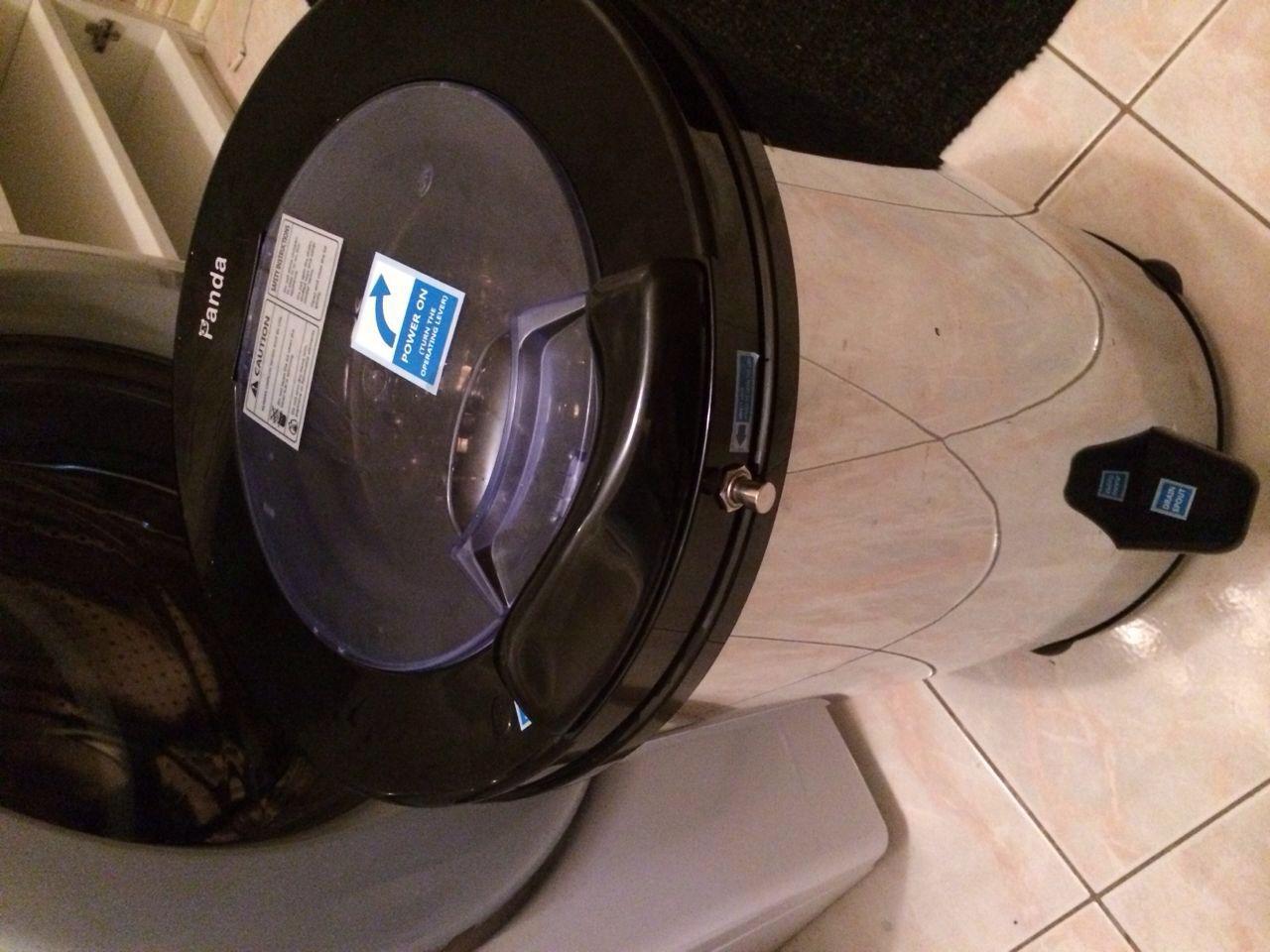 Panda 3200 RPM Portable Spin Dryer,22lb Capacity, Stylish Silver customer photo 1